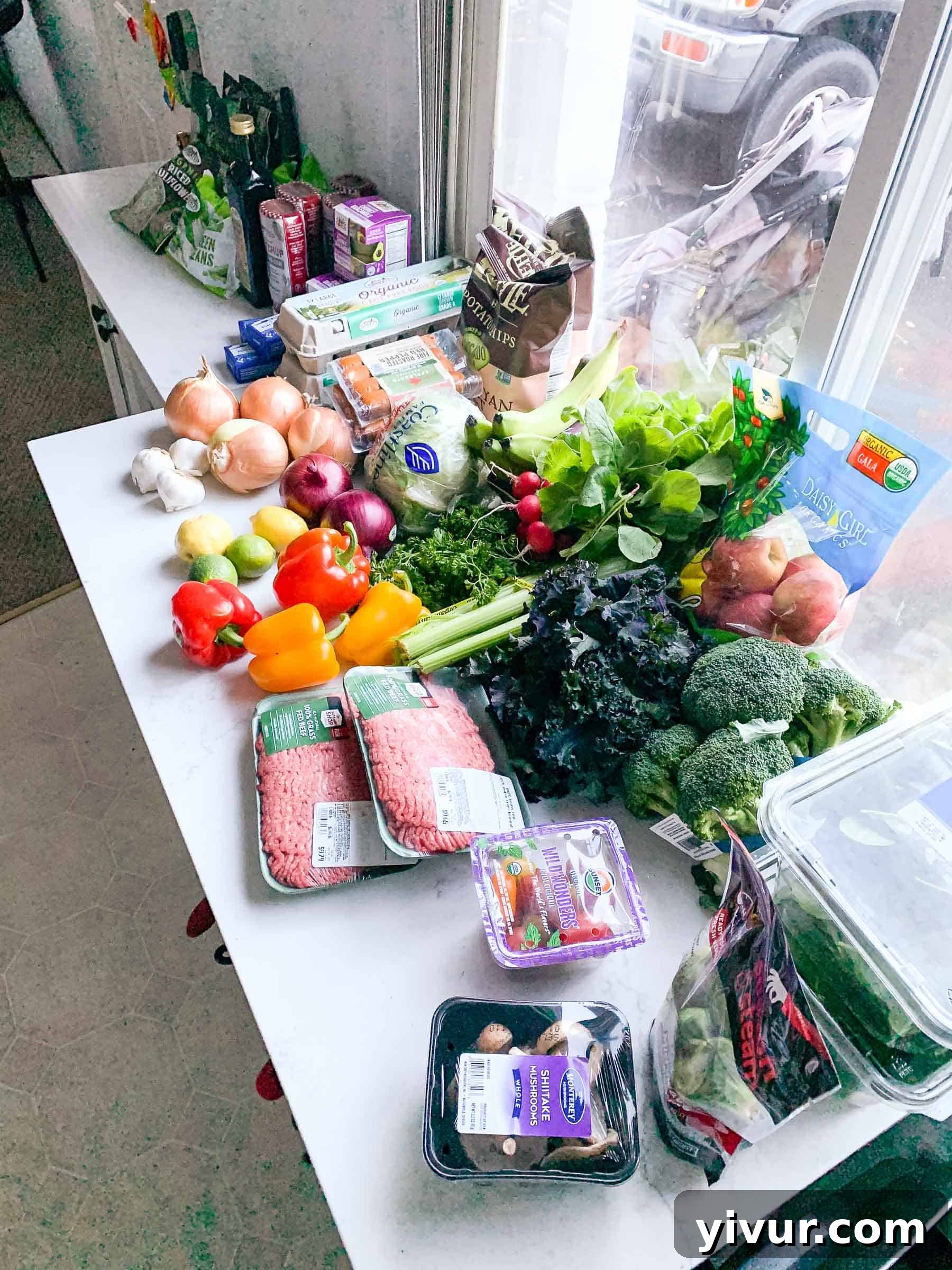 Sprouts grocery haul for Whole30 Keto meal plan