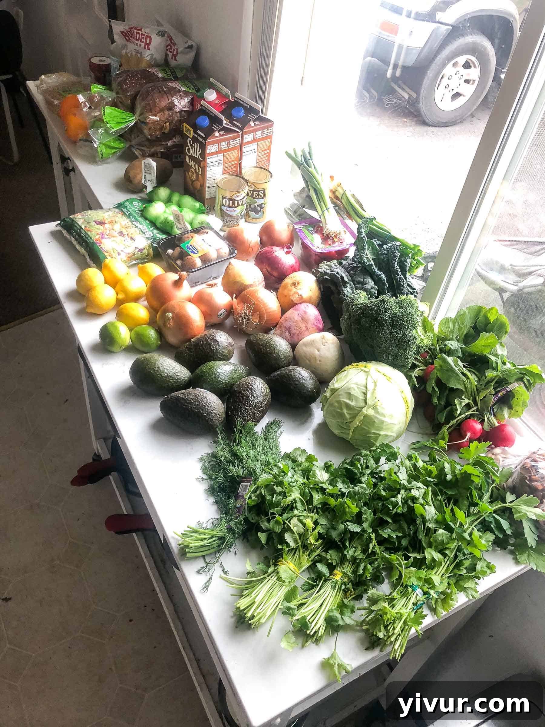 Sprouts grocery haul showing fresh produce and Whole30 Keto compliant items