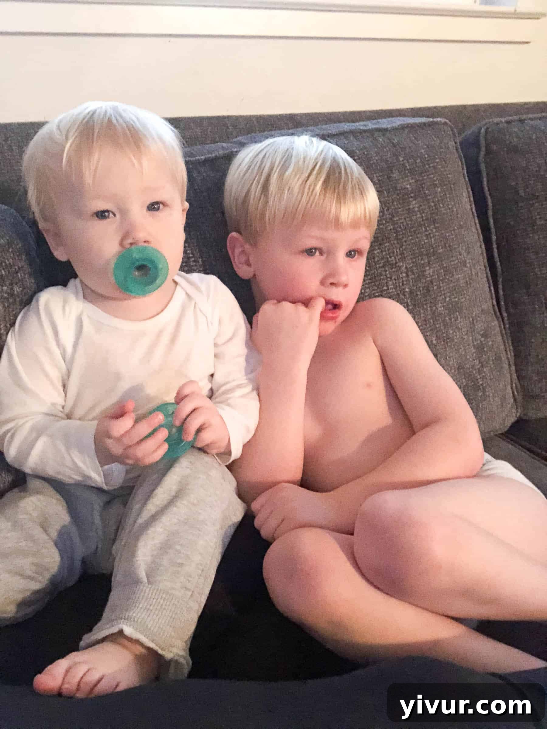 January Coffee Rendezvous 4 Boys Cuddled Watching Movie