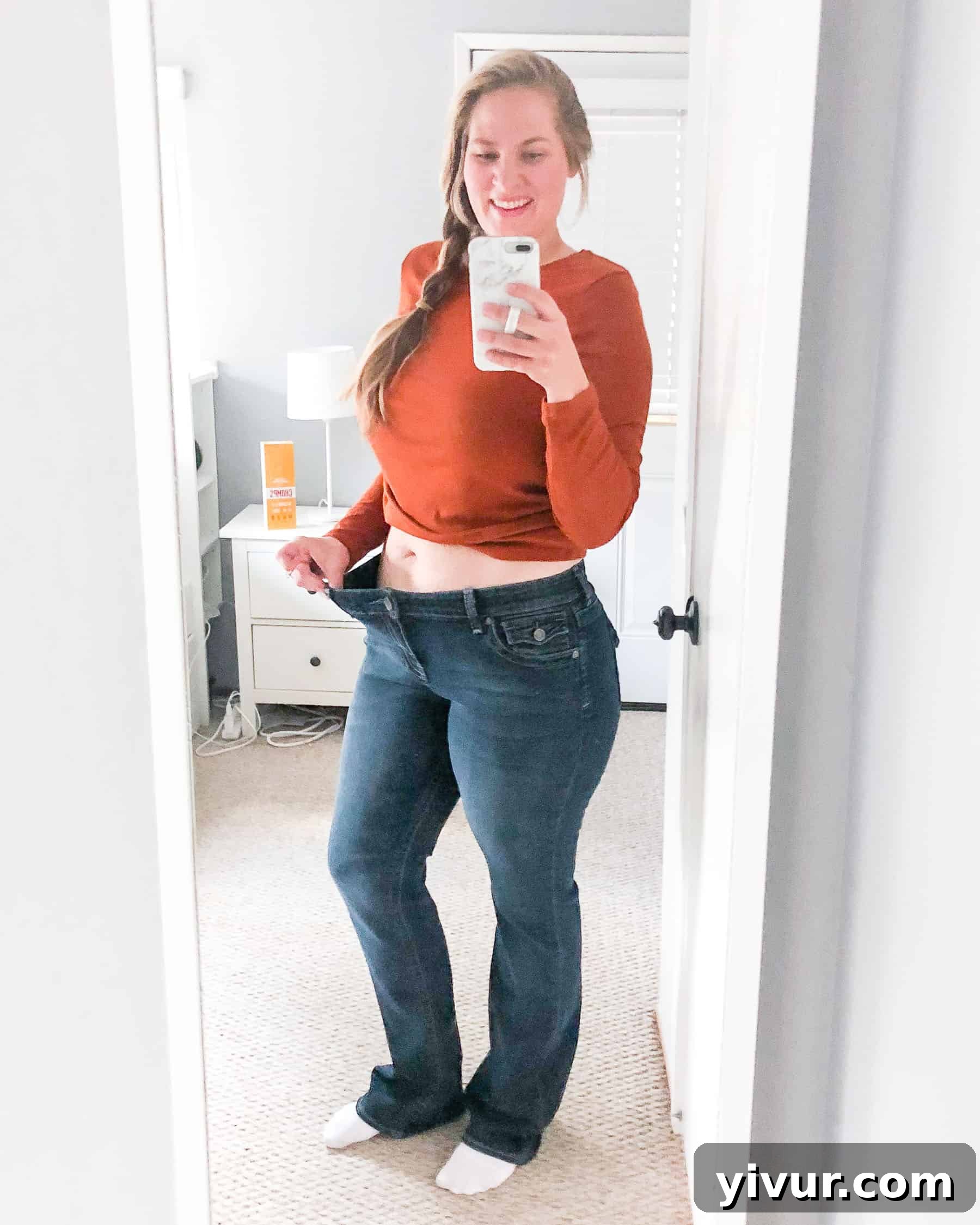 January Coffee Rendezvous 7 Baggy Skinny Jeans