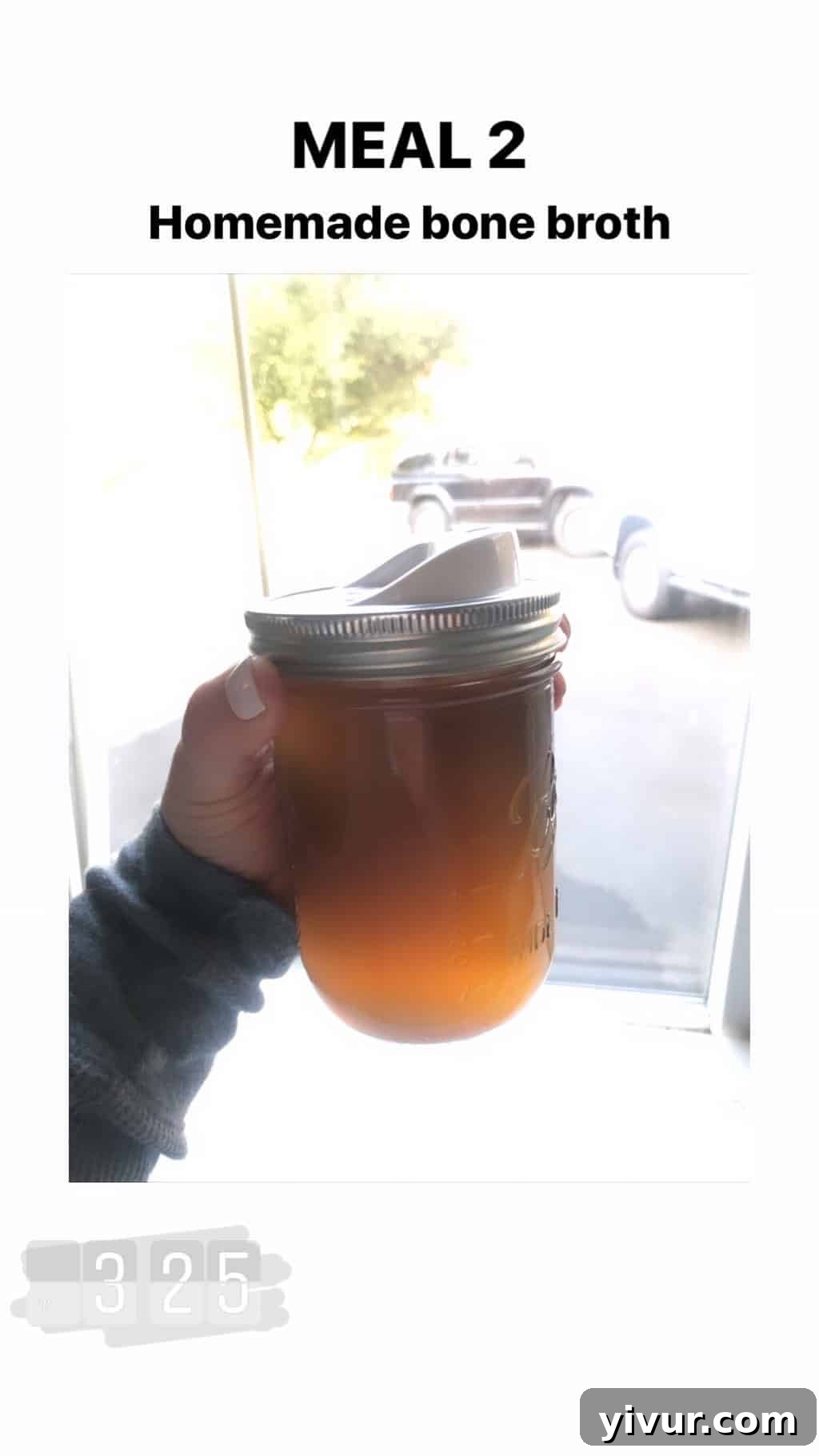 My Clean Keto Whole30 January 2020 Food Diary 10 Rich and comforting bone broth for health and satiety