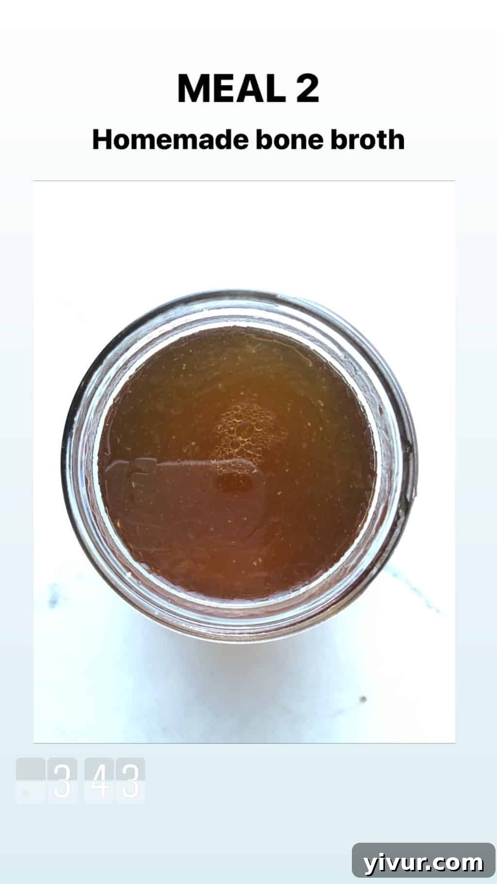 My Clean Keto Whole30 January 2020 Food Diary 26 A warm cup of nourishing bone broth