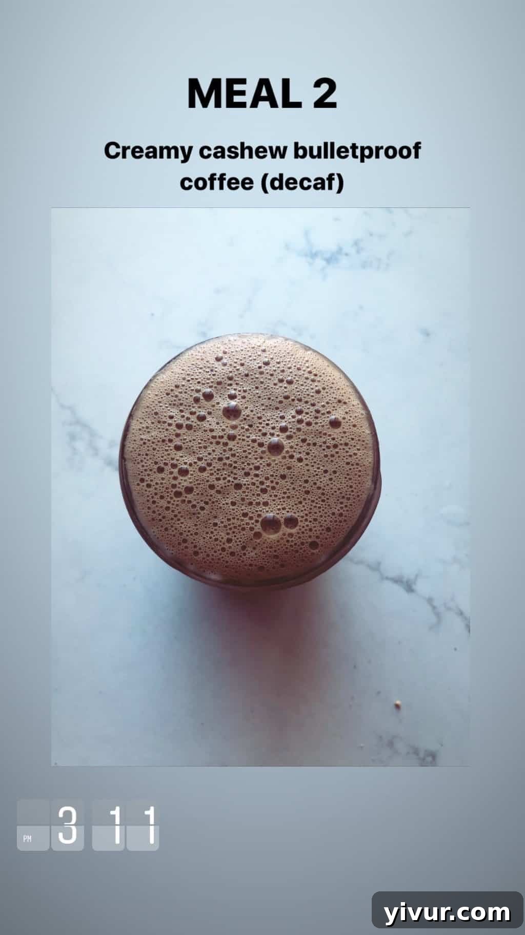 My Clean Keto Whole30 January 2020 Food Diary 6 Creamy cashew coffee, a dairy-free and satisfying morning beverage