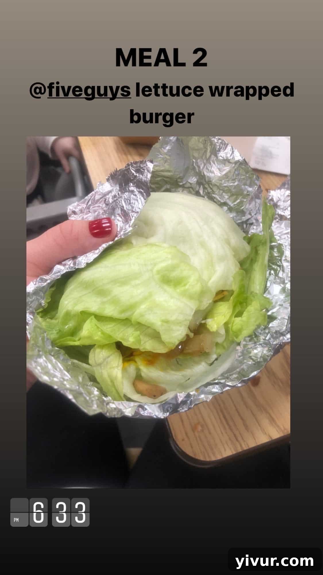My Clean Keto Whole30 January 2020 Food Diary 66 Lettuce wrapped burger, a low-carb alternative