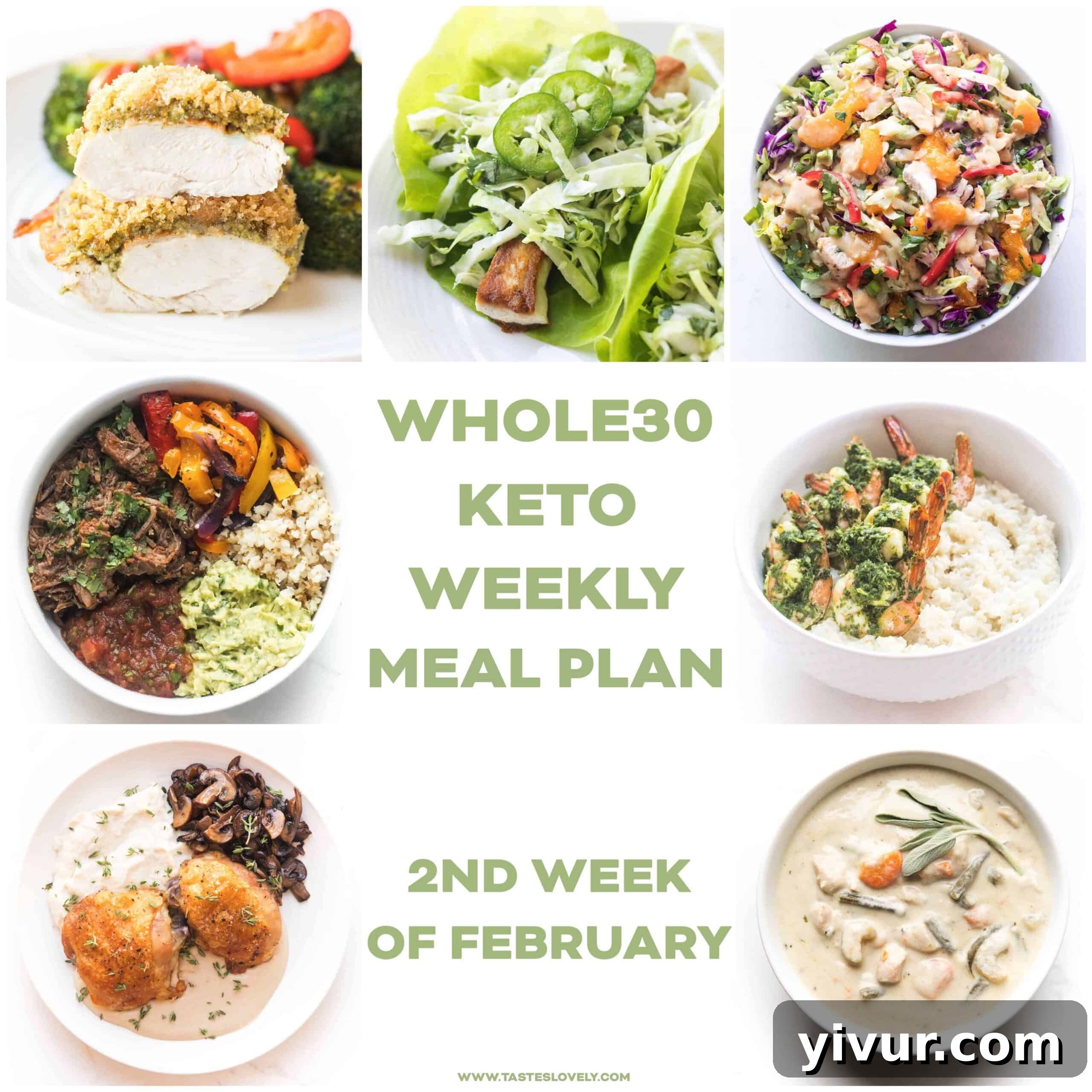Whole30 Keto Weekly Meal Plan Introduction Image