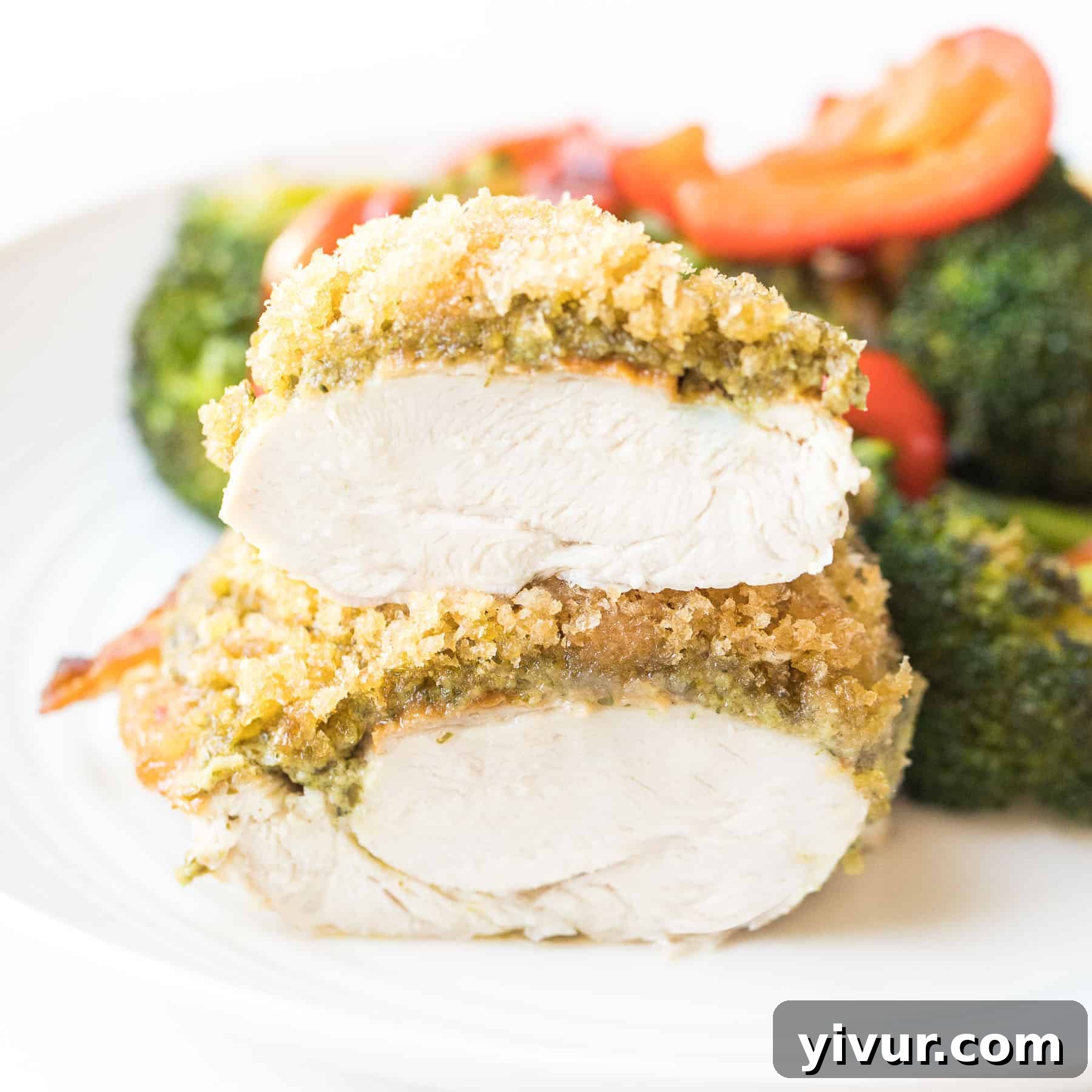 Whole30 + Keto Crispy Pesto Chicken