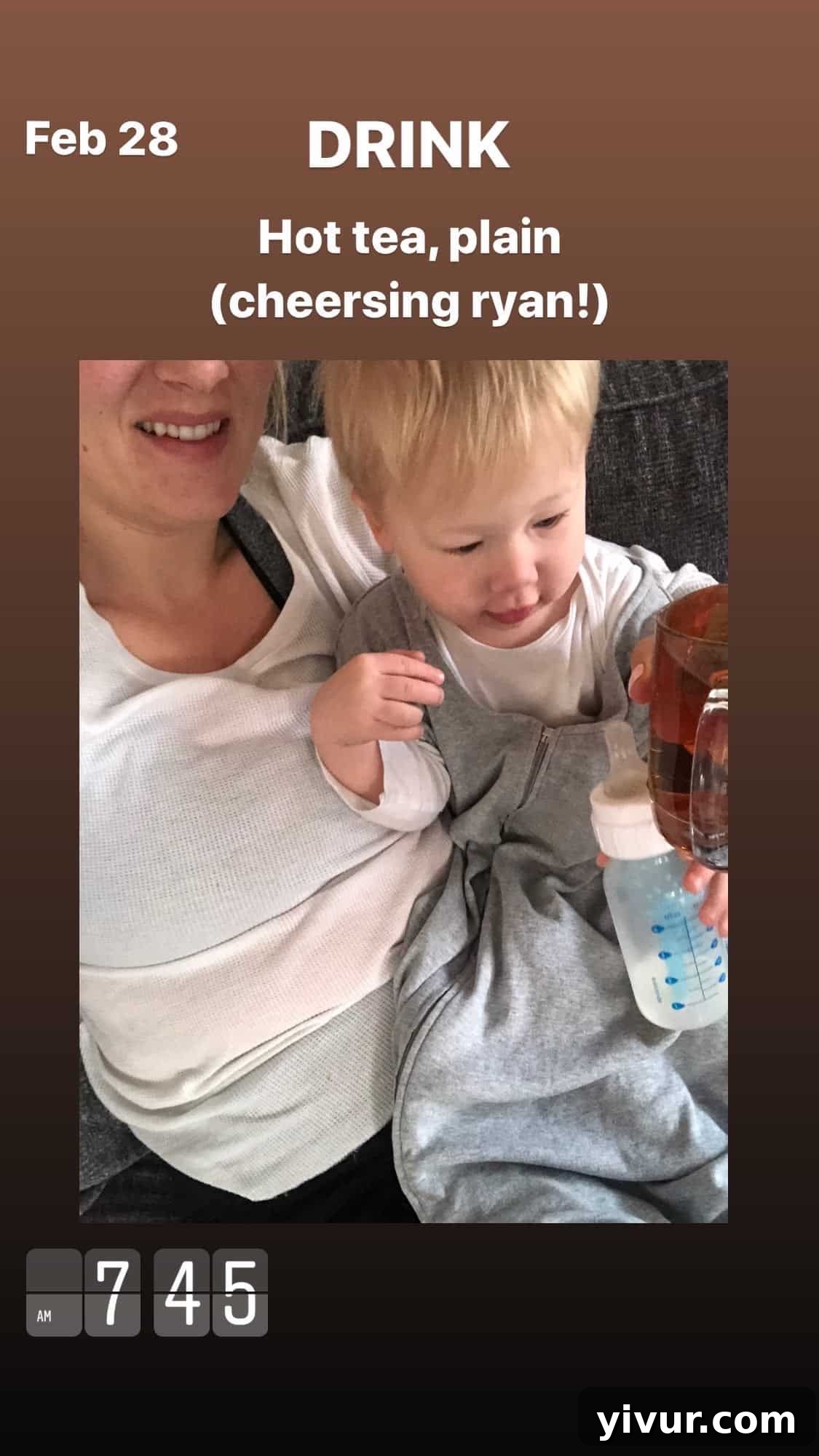 A relaxing cup of hot tea