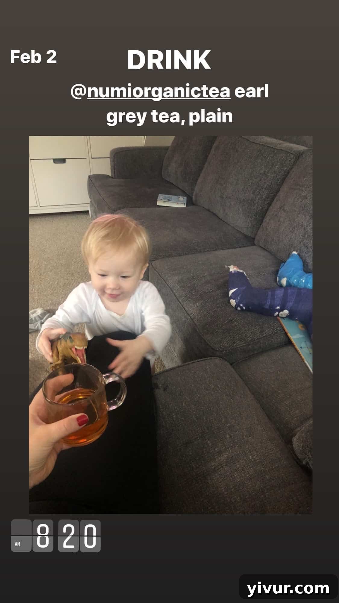 A comforting cup of herbal tea