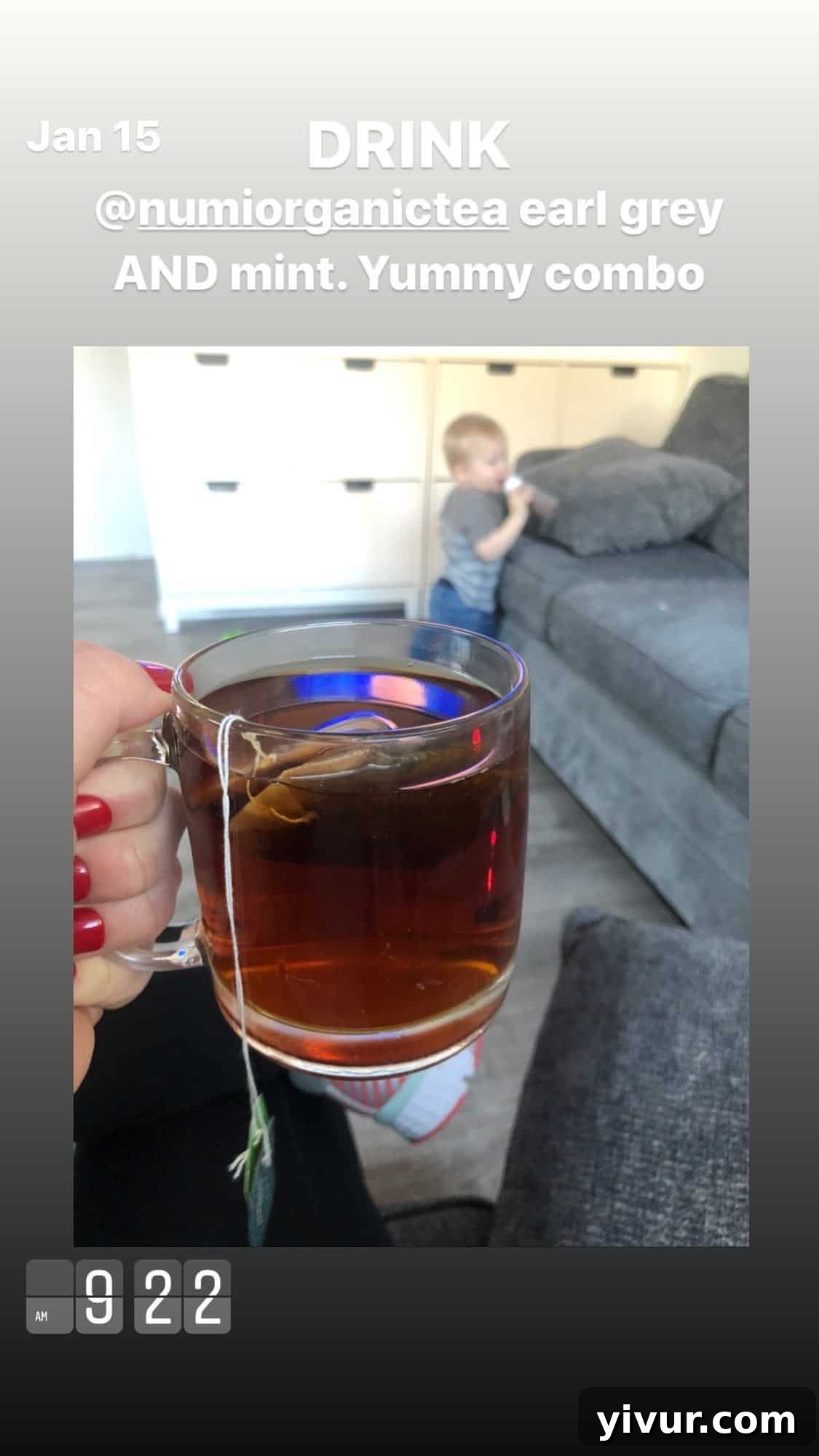 A calming cup of tea