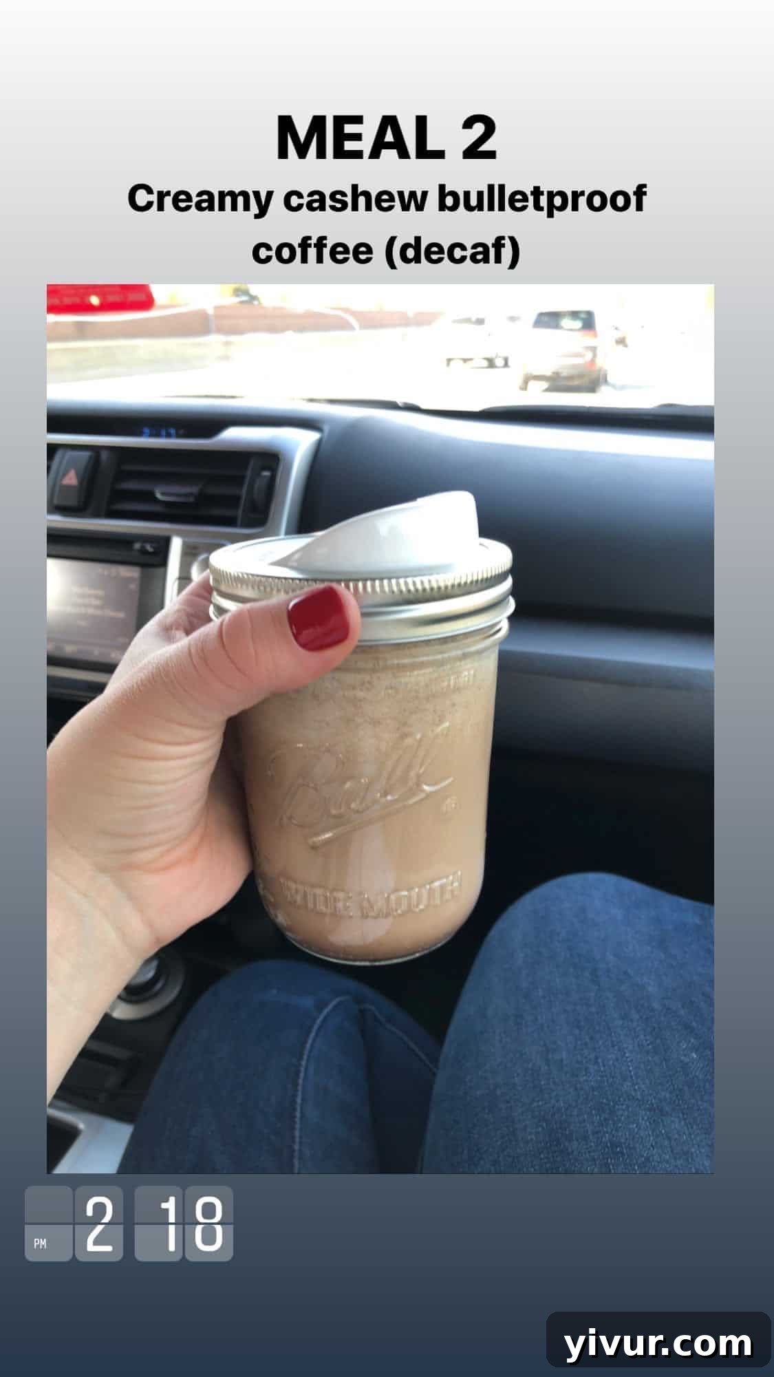 Creamy cashew coffee - a consistent morning favorite