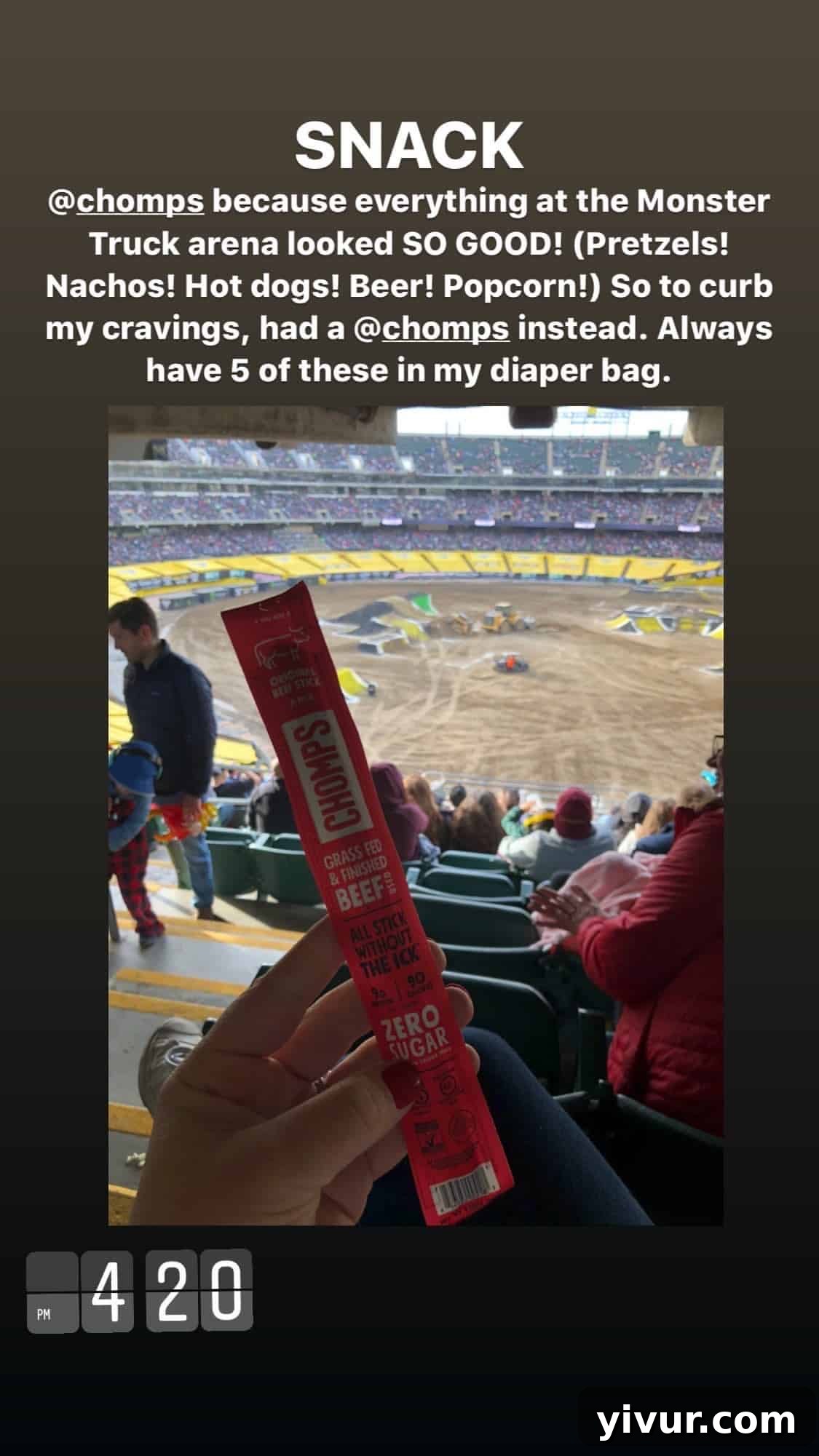 Chomps beef stick - a reliable protein snack