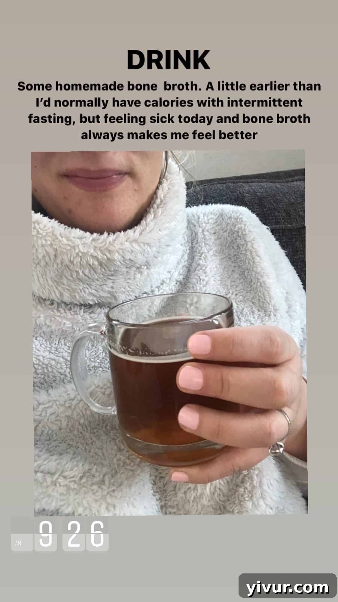 Nourishing bone broth - a gut-healing and warming drink