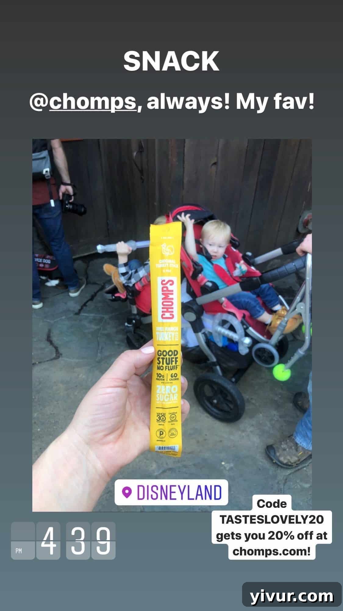 Chomps turkey stick - a healthy and portable protein snack