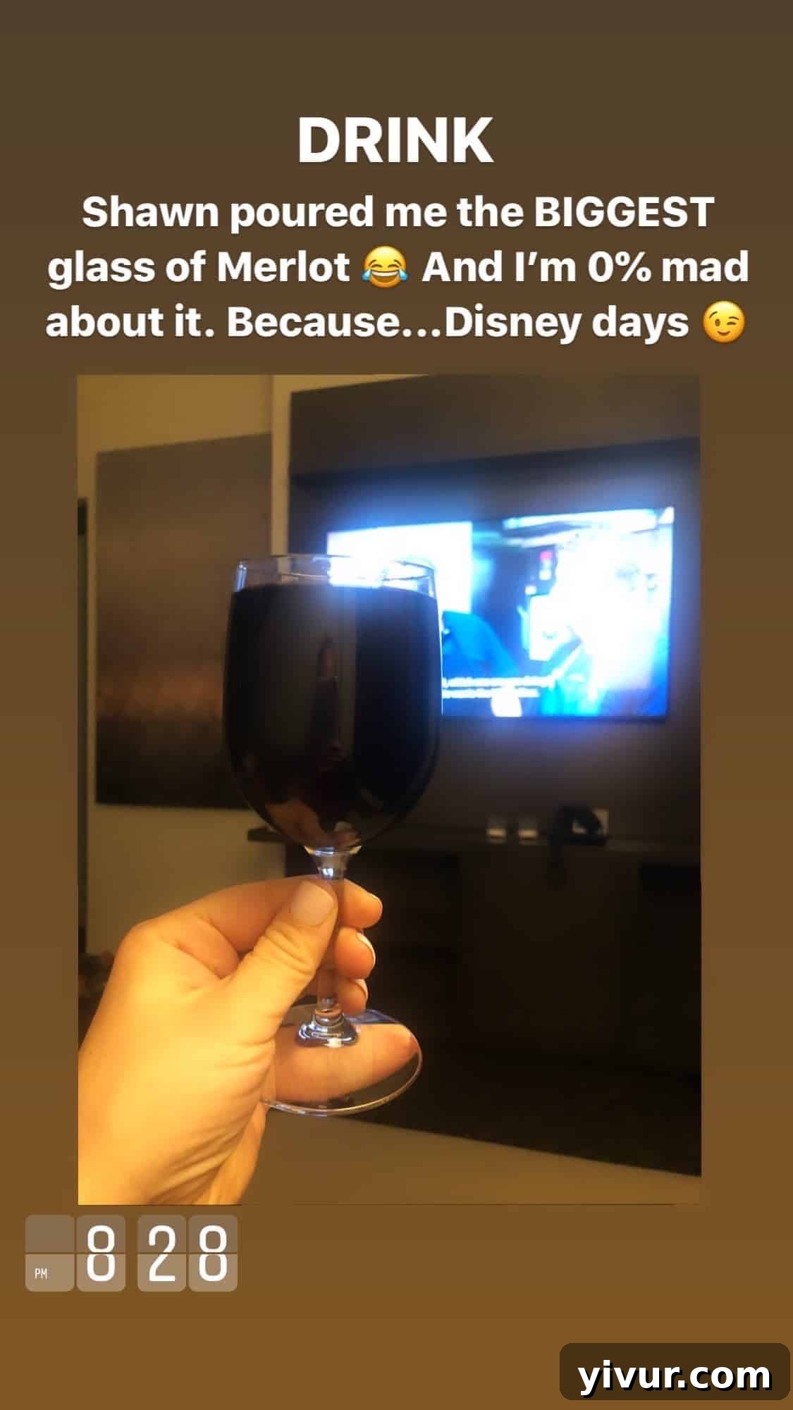 A glass of red wine to complement the meal