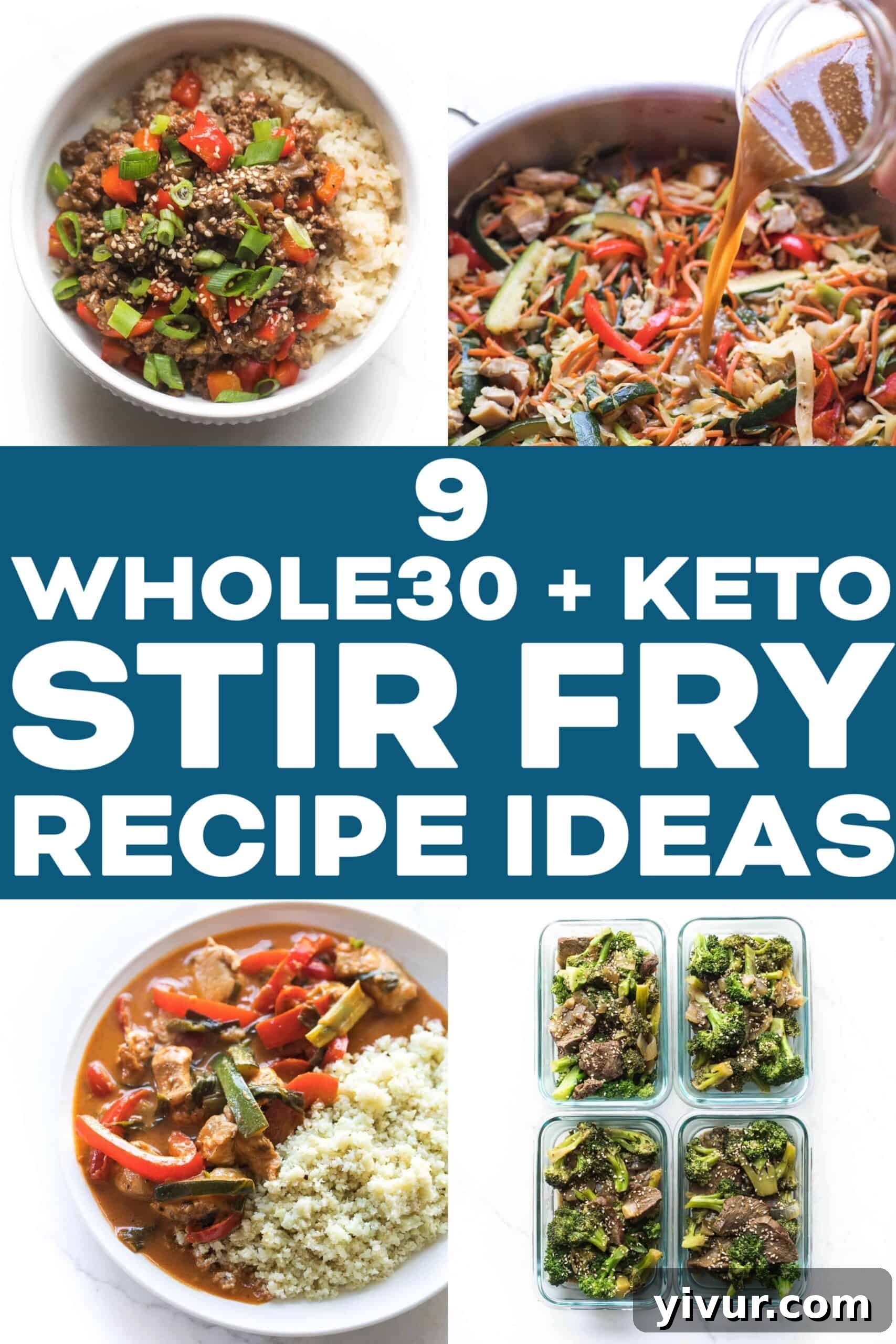 Delicious Keto Stir Fry Recipes - Low Carb, Whole30, Paleo Friendly