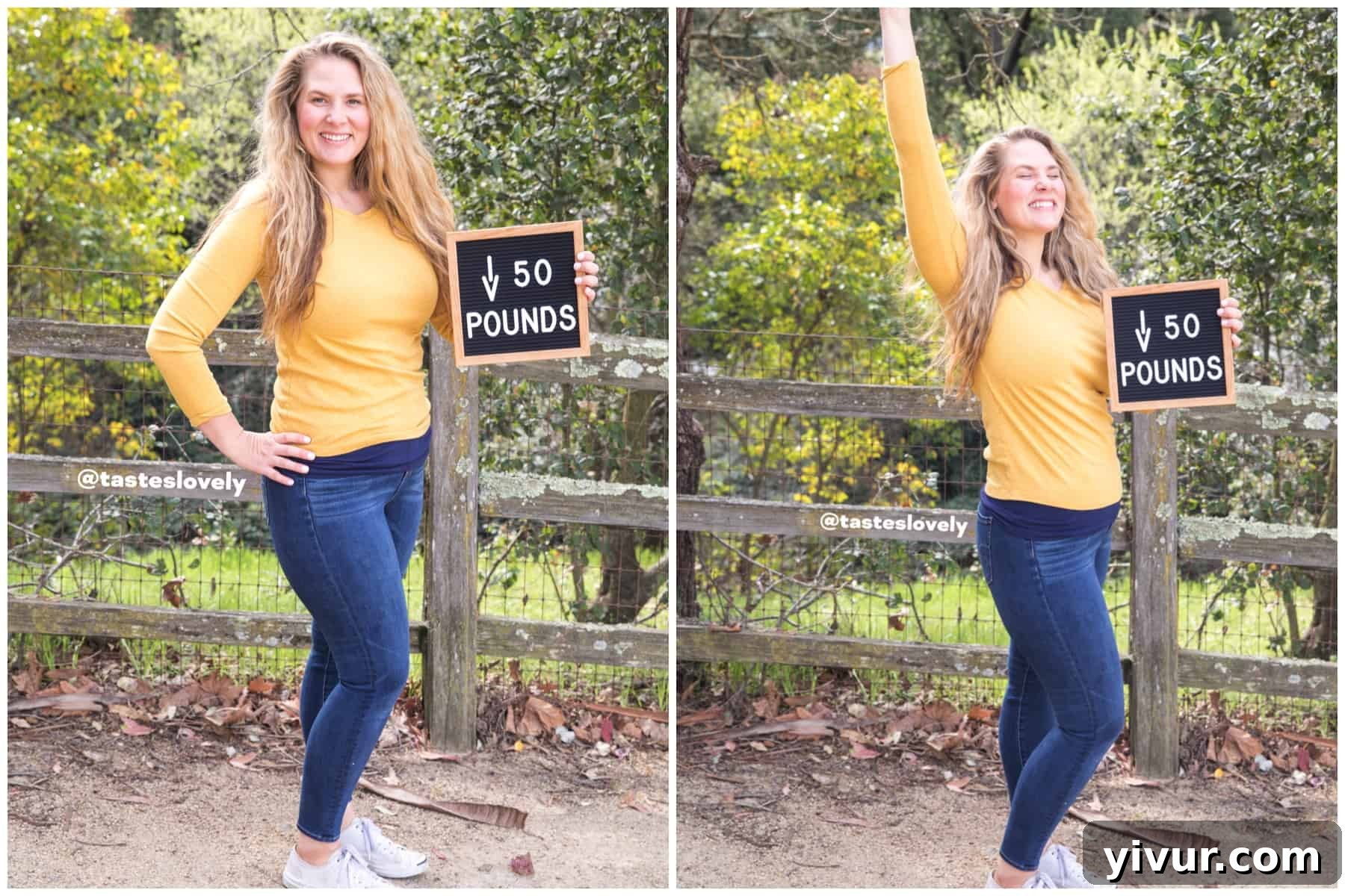 Final progress chart showing a remarkable 50-pound total weight loss over six months on clean keto.