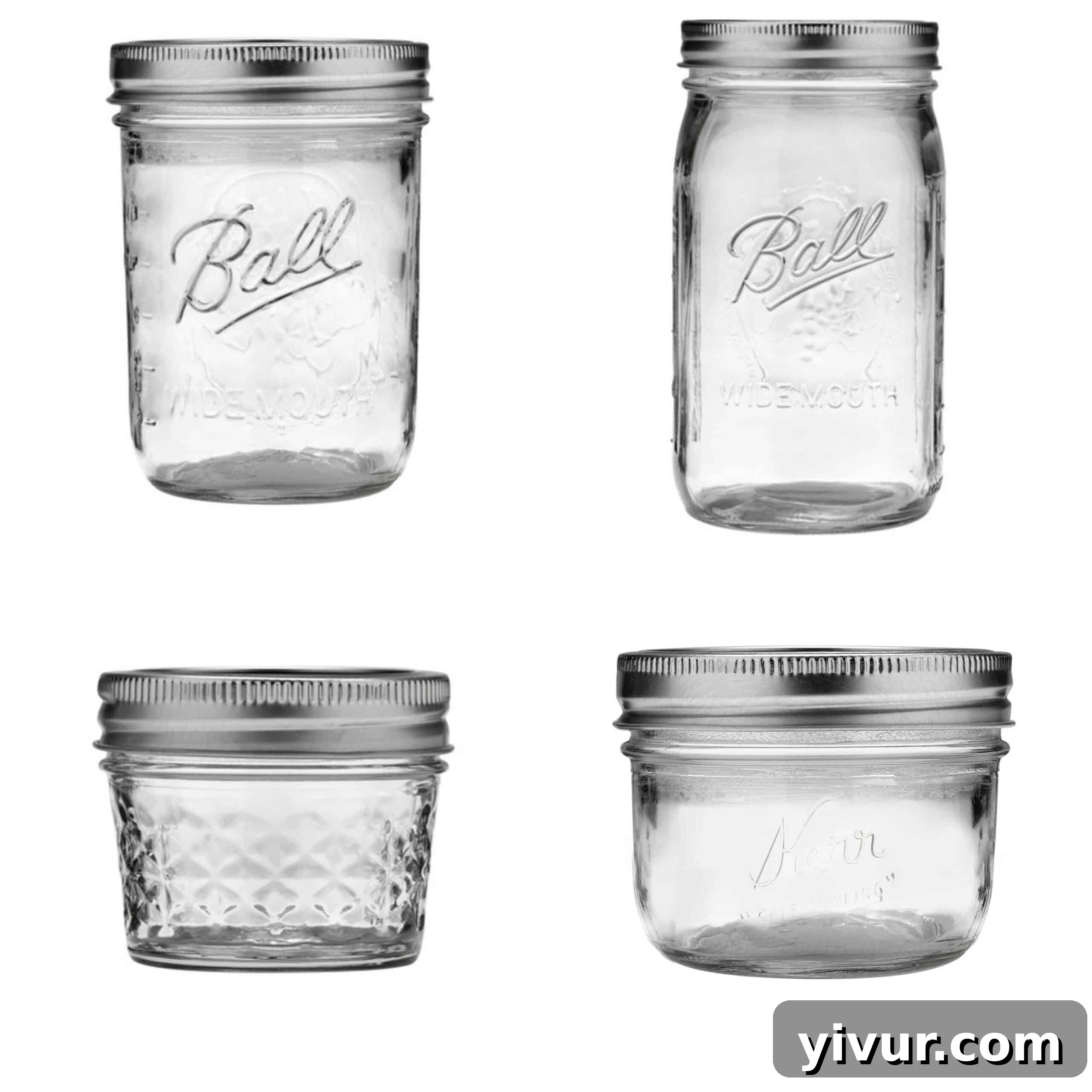 Mason jars for kitchen organization
