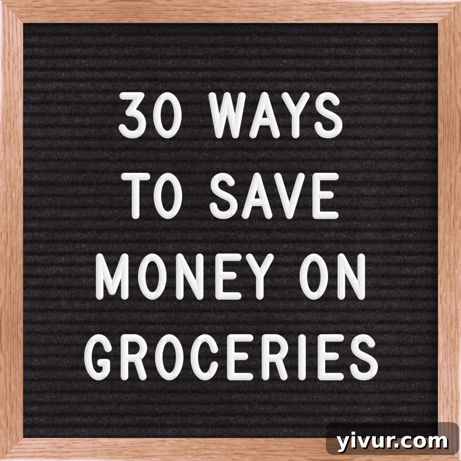 A woman smiling while holding a basket full of fresh organic produce, with various fruits and vegetables around her, emphasizing healthy and affordable eating.