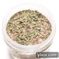 Homemade blackened seasoning in a mason jar