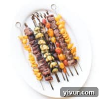 Whole30 + Keto Grilled Steak Kabobs