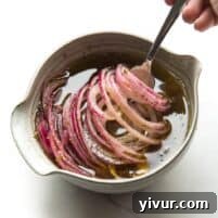 Marinated Red Onions