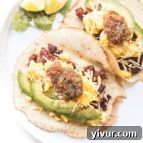 Low-Carb Morning Taco Delights 4 Keto Breakfast Tacos ready to eat