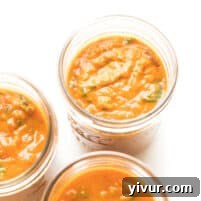 Sheet pan marinara sauce in mason jars