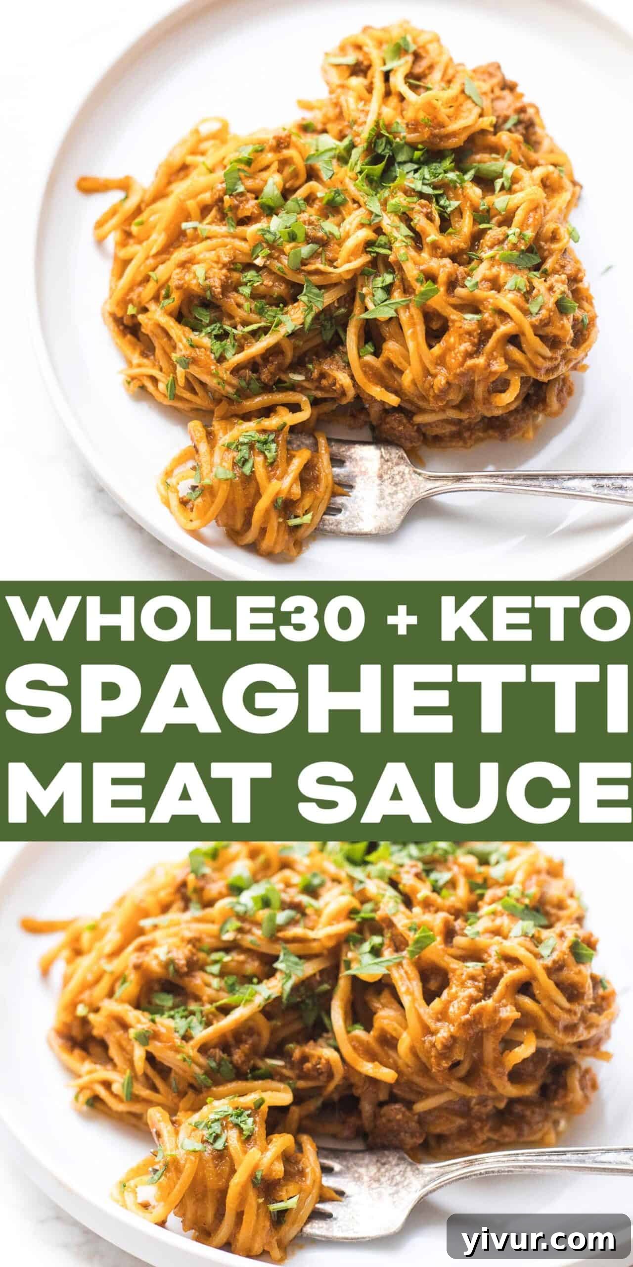 Guilt Free Whole30 Keto Spaghetti with Meat Sauce 4 img 13173 4