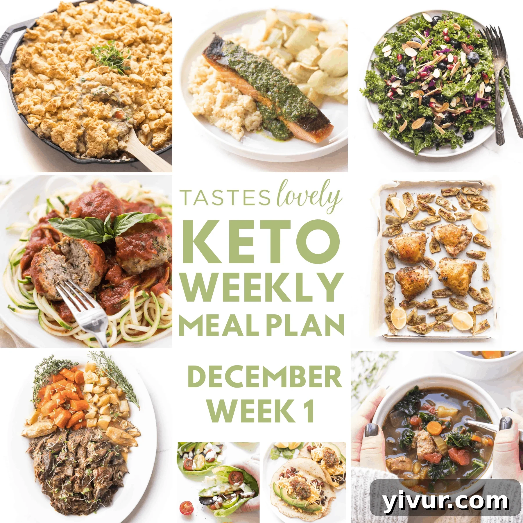 A vibrant array of fresh, keto-friendly ingredients and prepared dishes, perfect for a delicious weekly meal plan. Features colorful vegetables, lean proteins, and healthy fats, inspiring a successful low-carb journey.