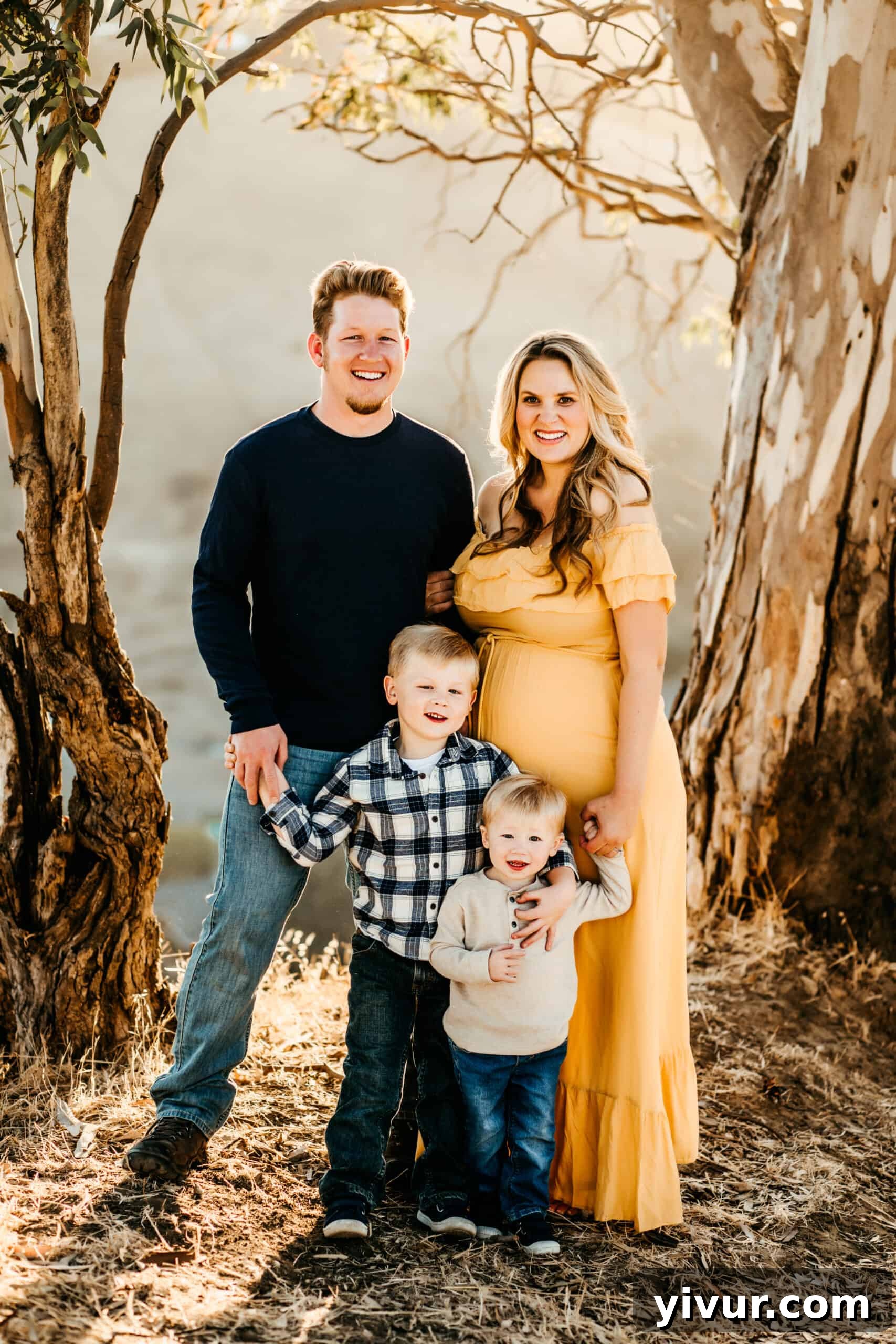 Cherished family moment during Christmas festivities