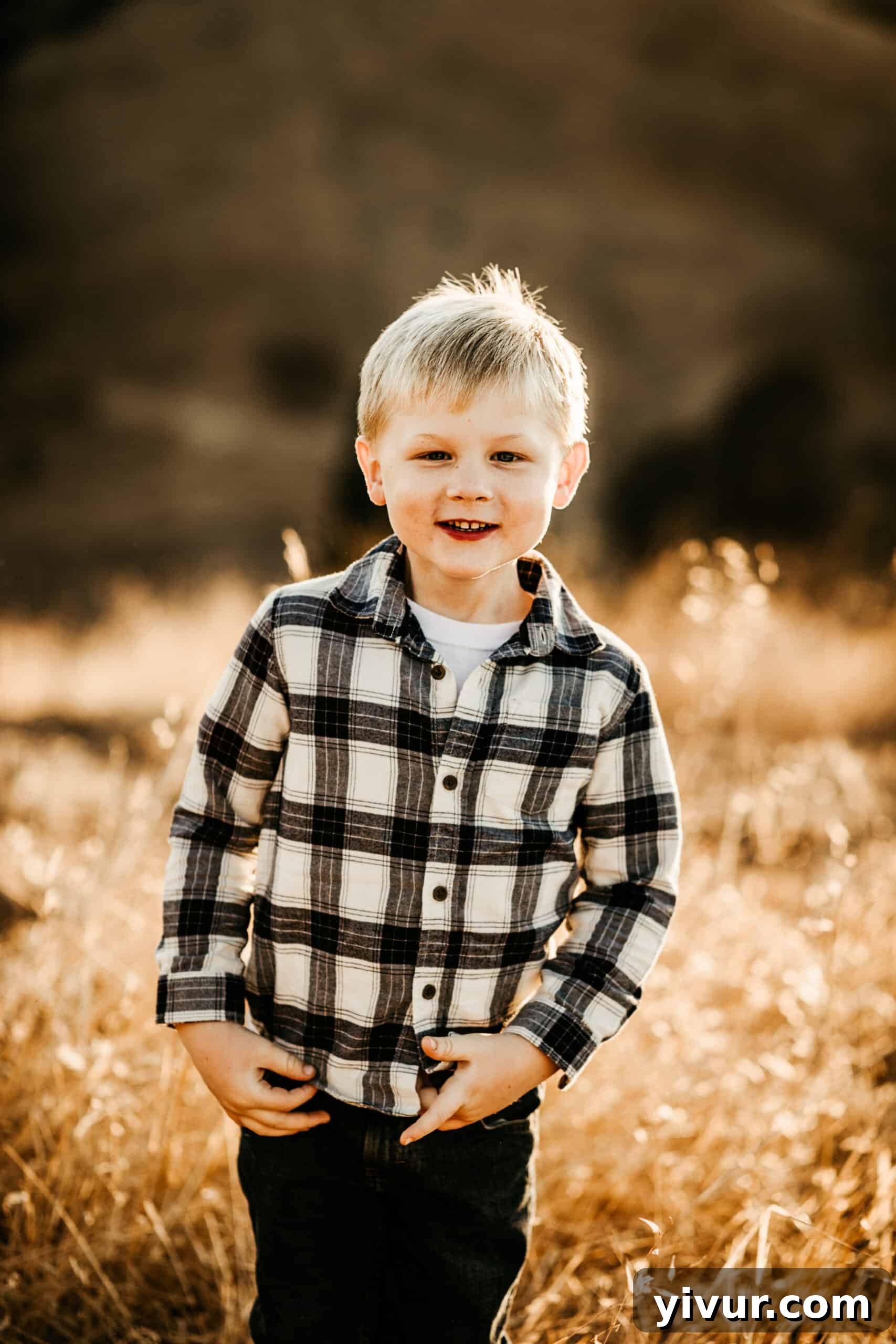 Second heartwarming family portrait for holiday greetings