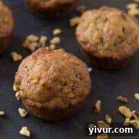 Perfect Banana Nut Muffins