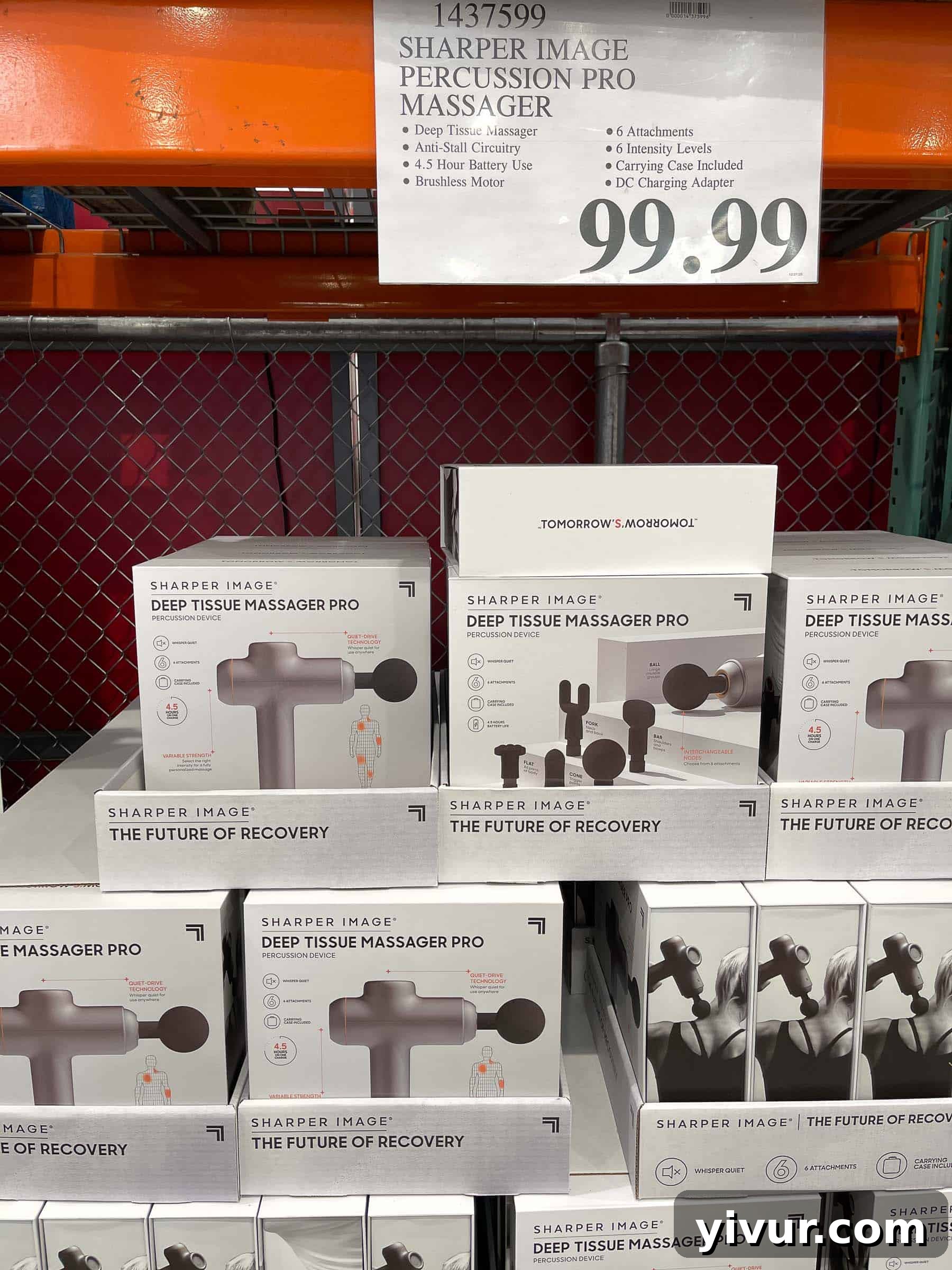 Sharper Image precision massage gun available at Costco