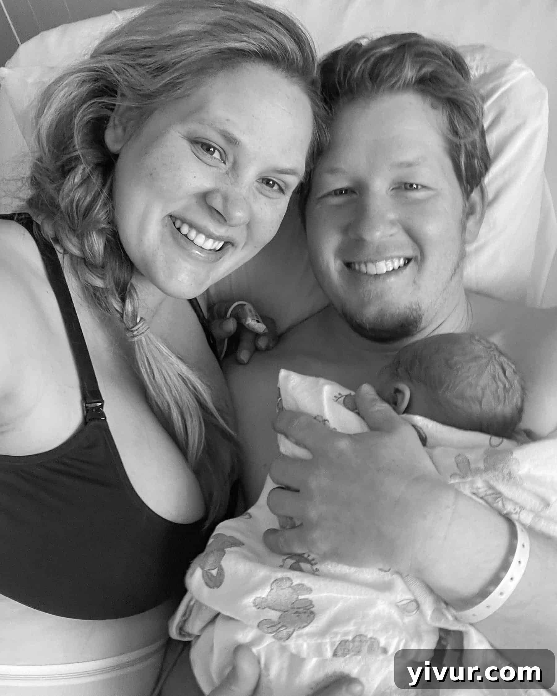 Lucas Shawn wearing a striped outfit, looking sweet and playful.