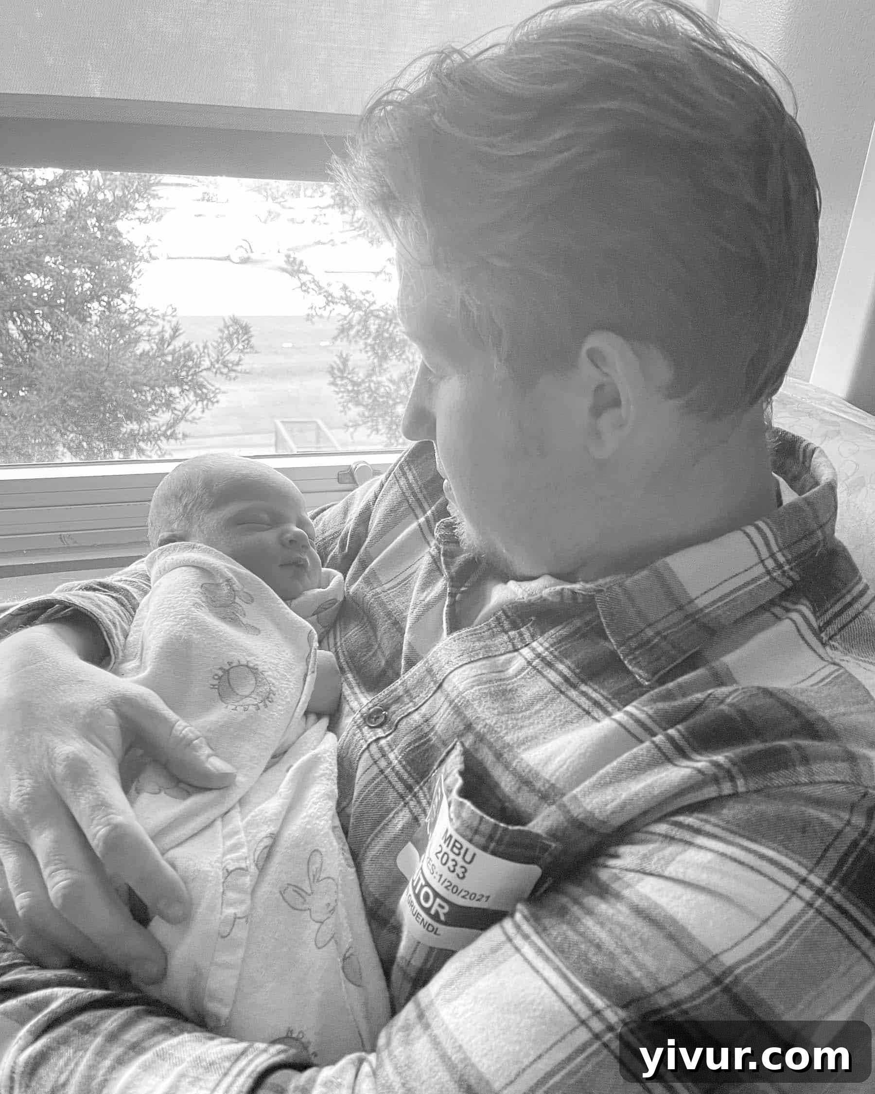 Another close-up of Lucas Shawn's peaceful sleeping face.