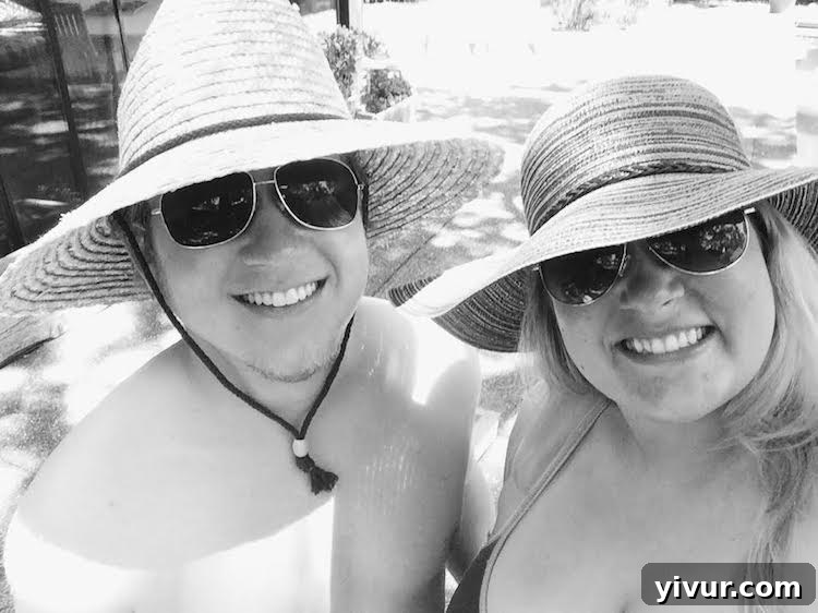 Me and Shawn, Poolside