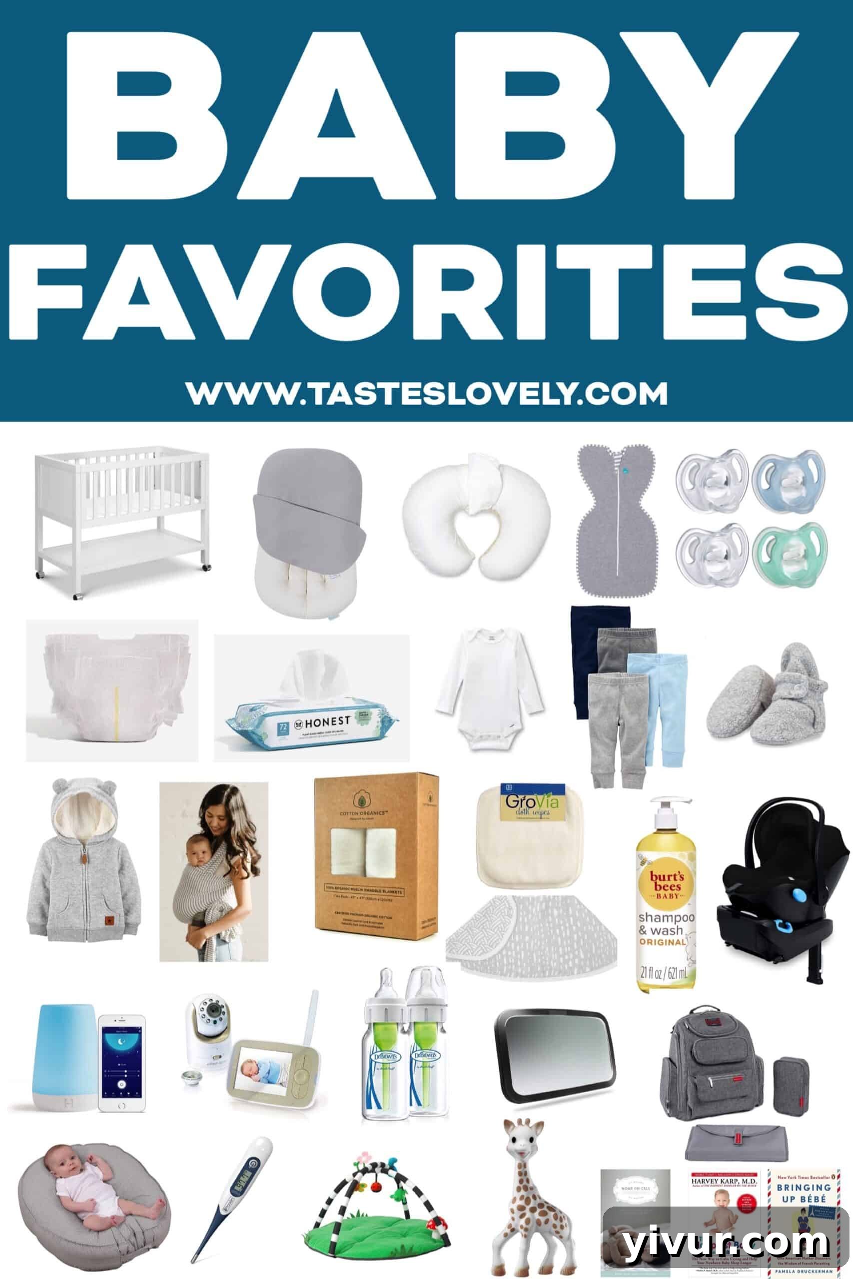 Newborn baby sleeping in a bassinet next to a bed