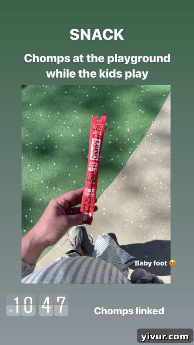 Edible March Adventures 17 Chomps snack