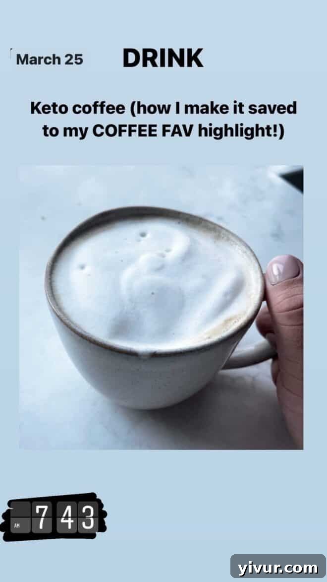 Edible March Adventures 21 Keto Superfood Latte to start the day