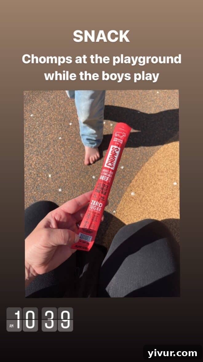 Edible March Adventures 30 Chomps beef stick