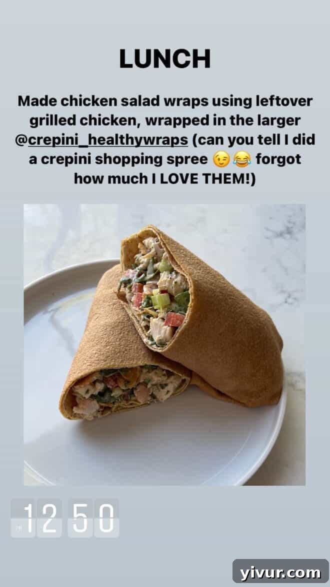 Edible March Adventures 34 Chicken Salad Wrap