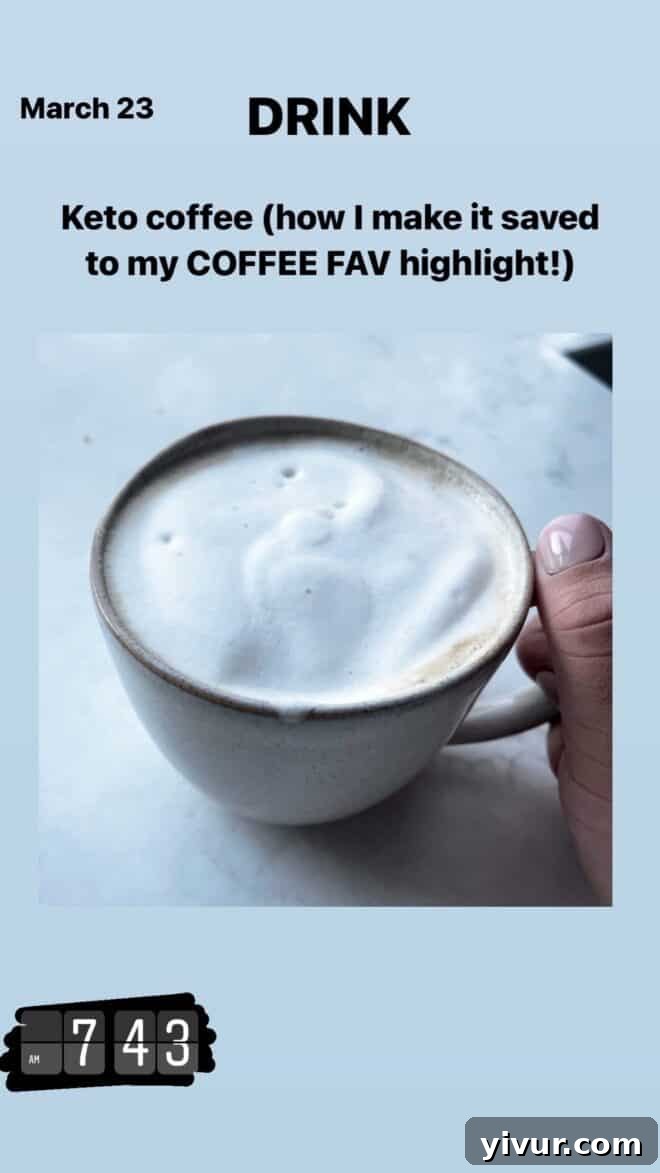 Edible March Adventures 9 Keto Superfood Latte for breakfast