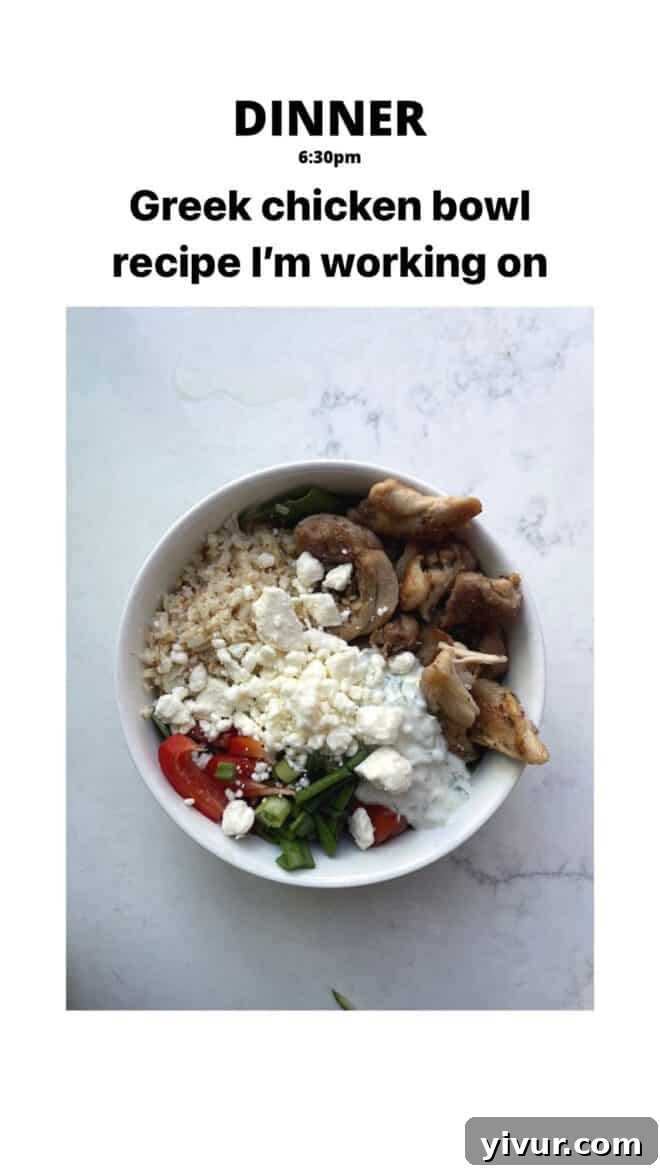 Flavorful Greek Chicken Bowl
