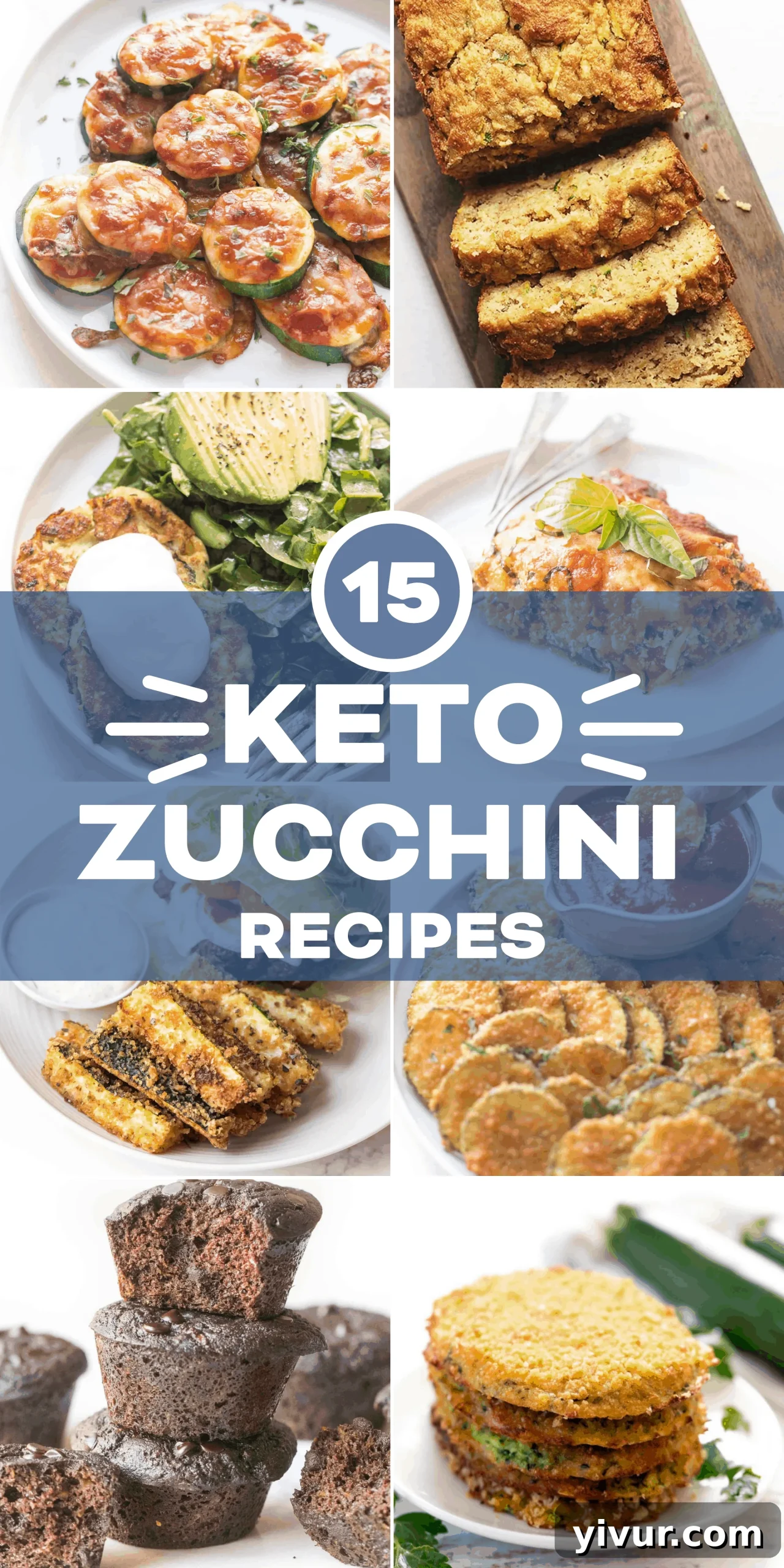 A vibrant display of fresh, green zucchini, beautifully arranged and ready to be transformed into an array of delicious and healthy keto meals.