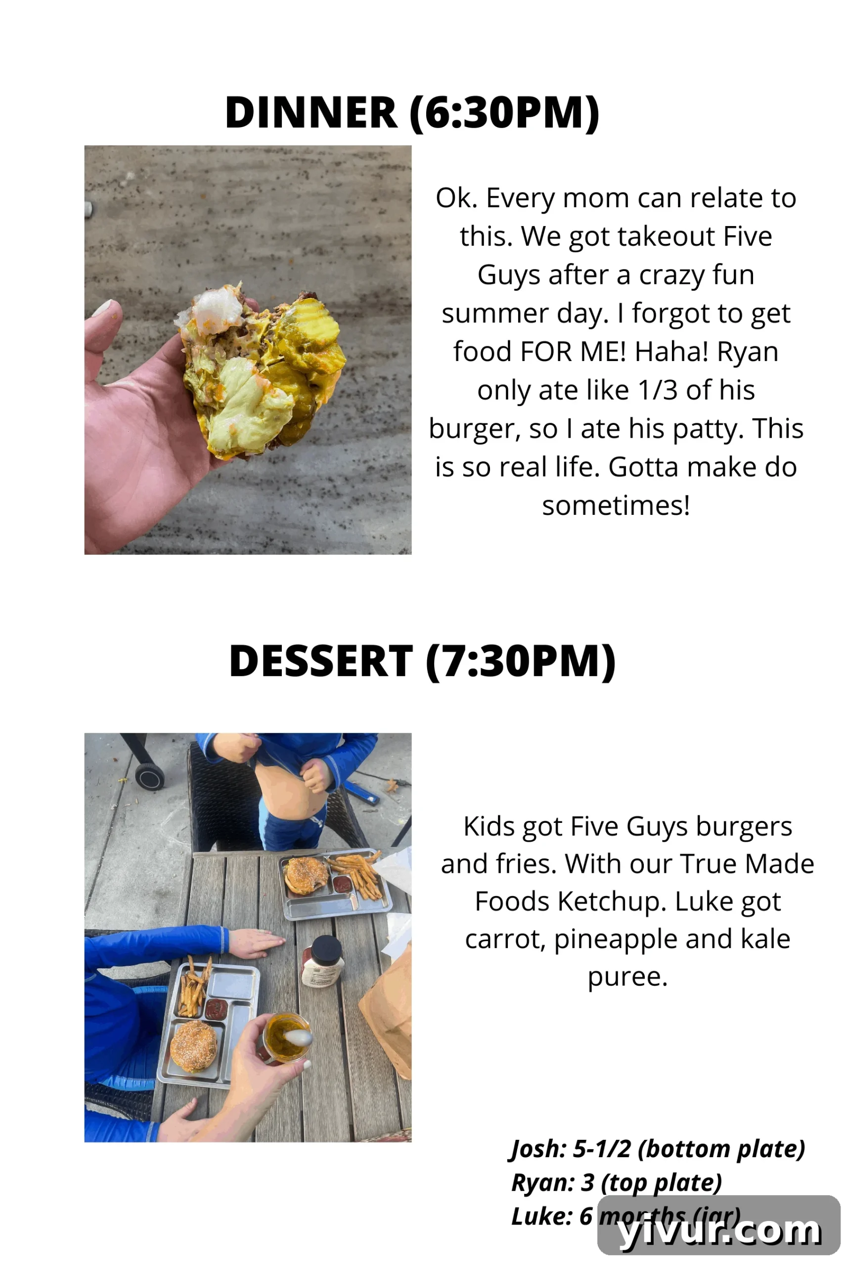 Dinner with True Made Foods Ketchup