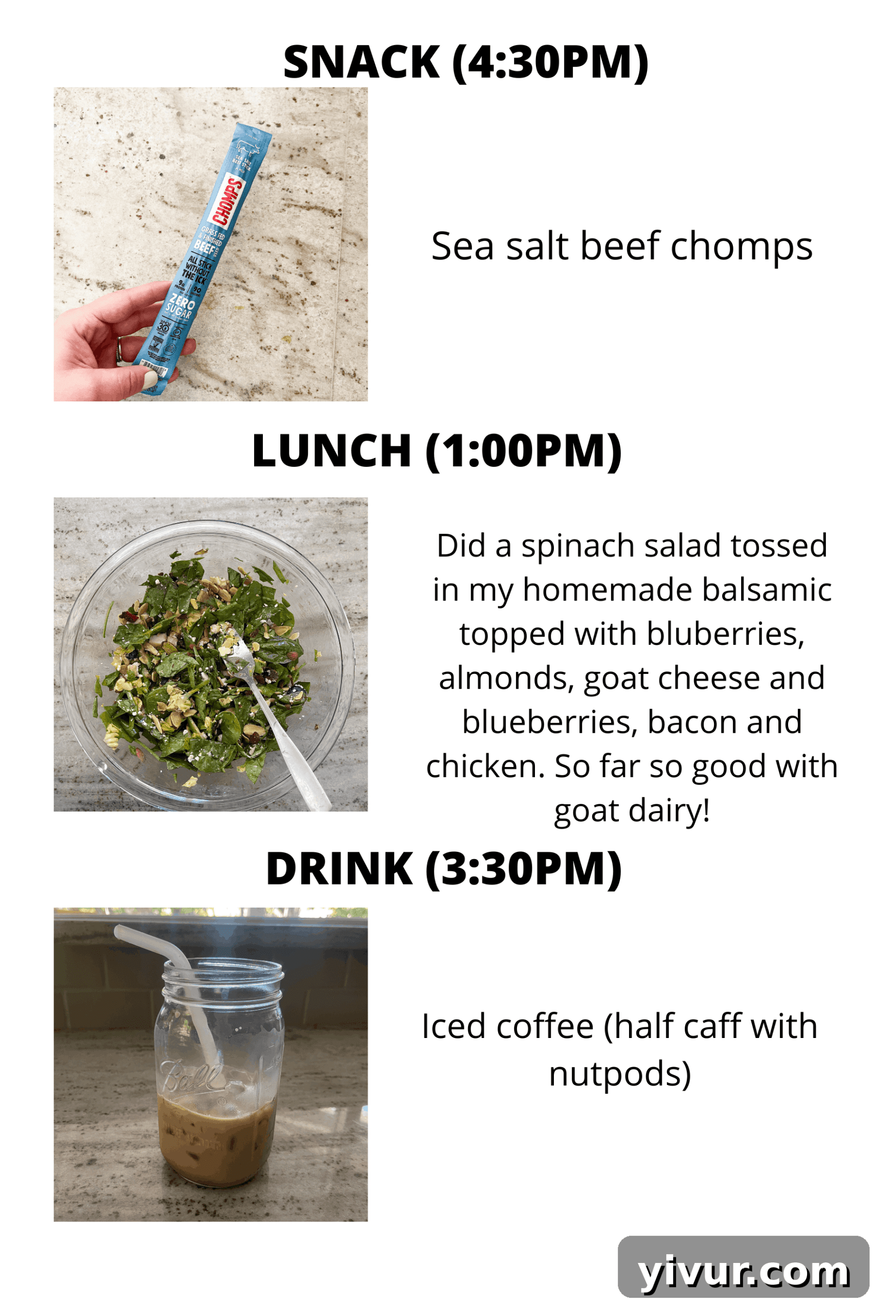 Keto balsamic dressing and Chomps for a healthy lunch