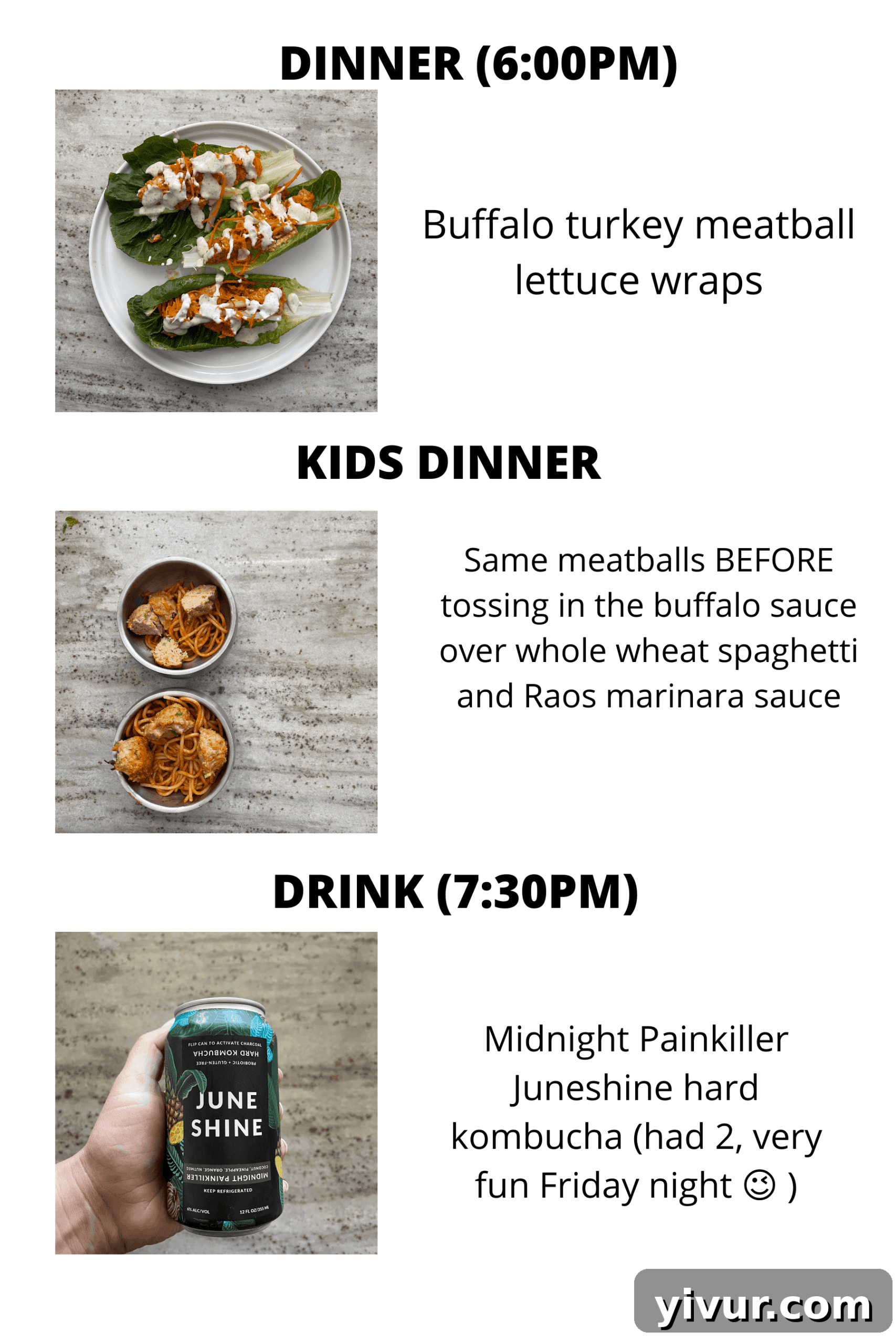 Keto buffalo turkey meatball lettuce wraps