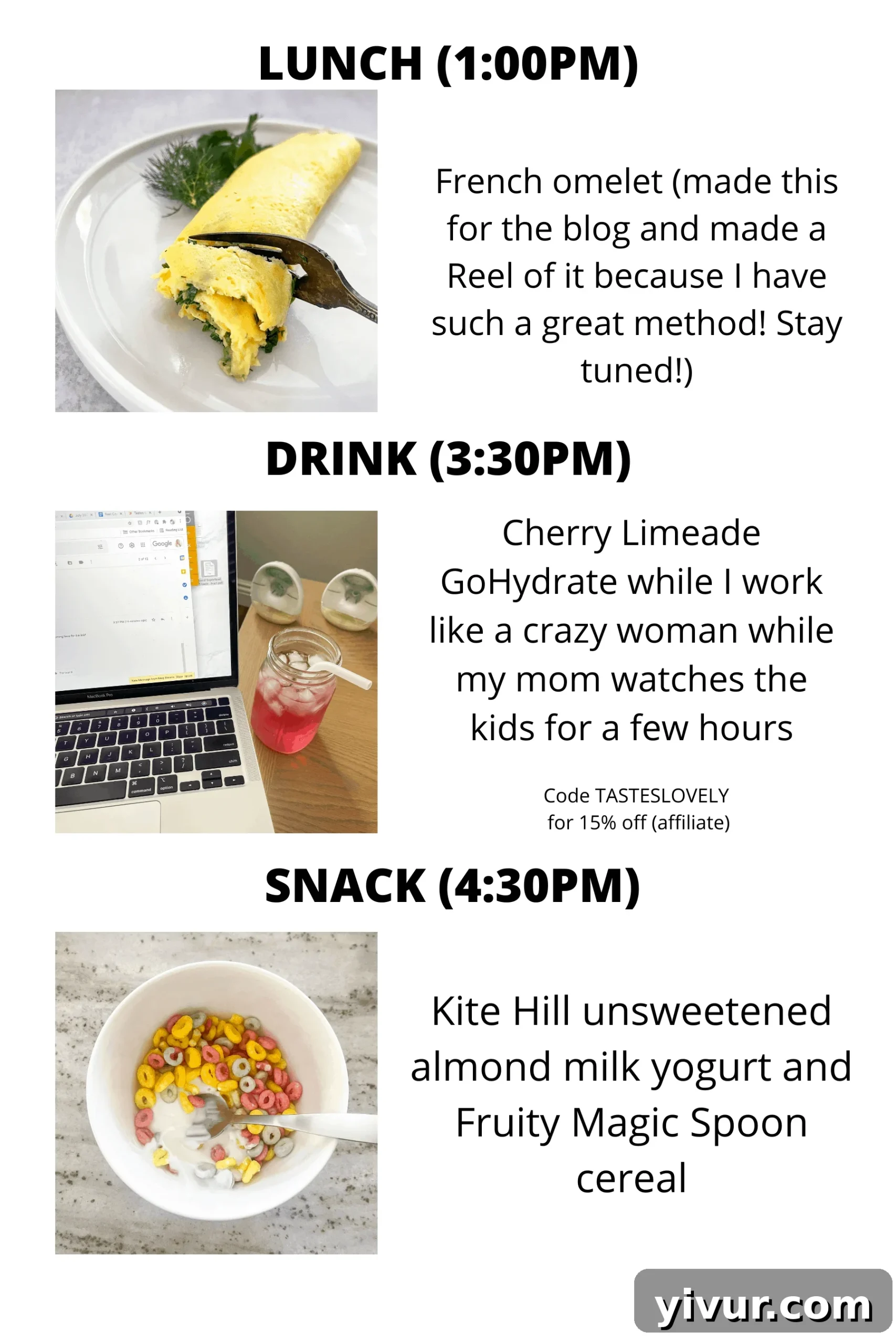 GoHydrate and Magic Spoon Cereal for a light meal