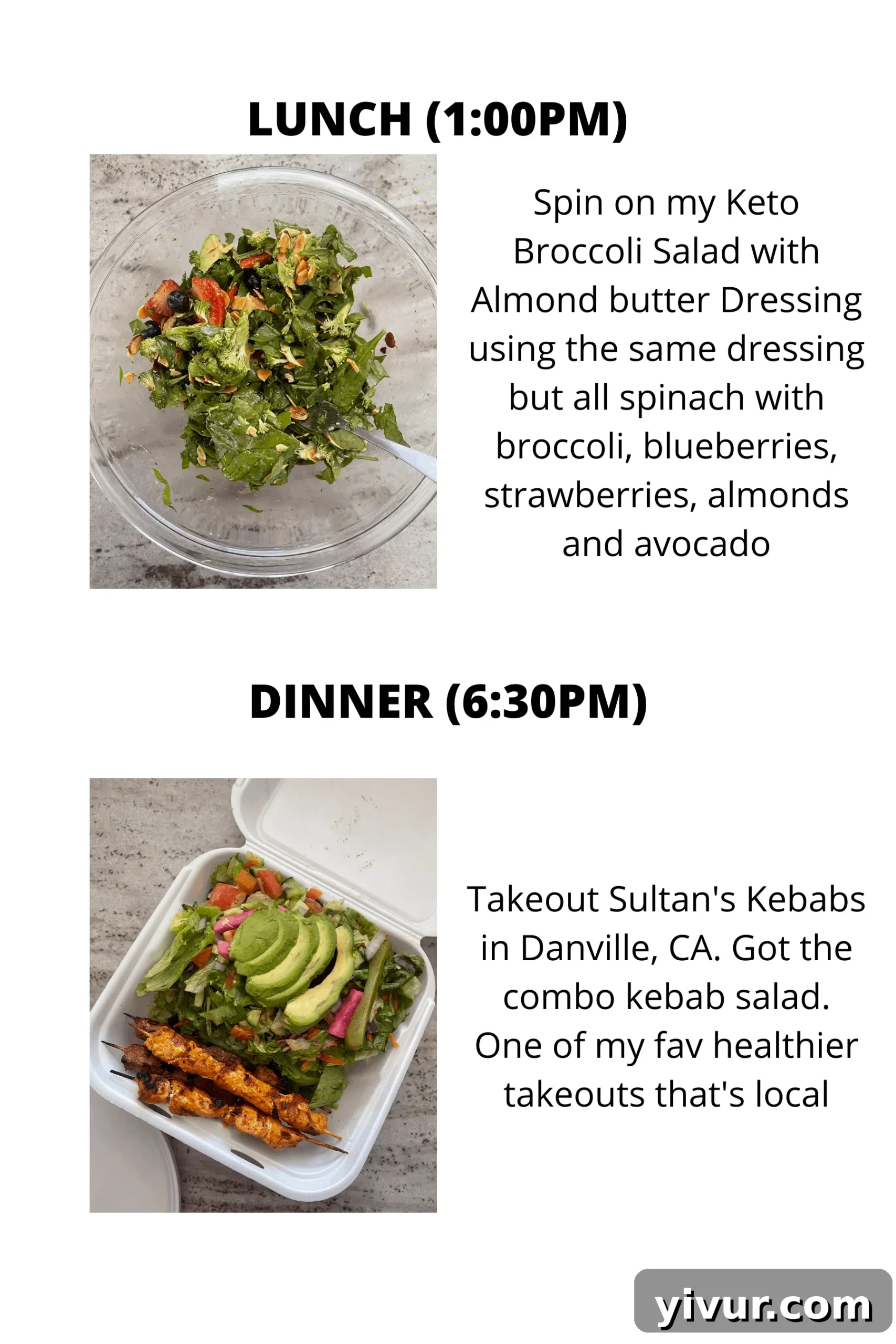 Keto Broccoli Salad with Almond Butter Dressing