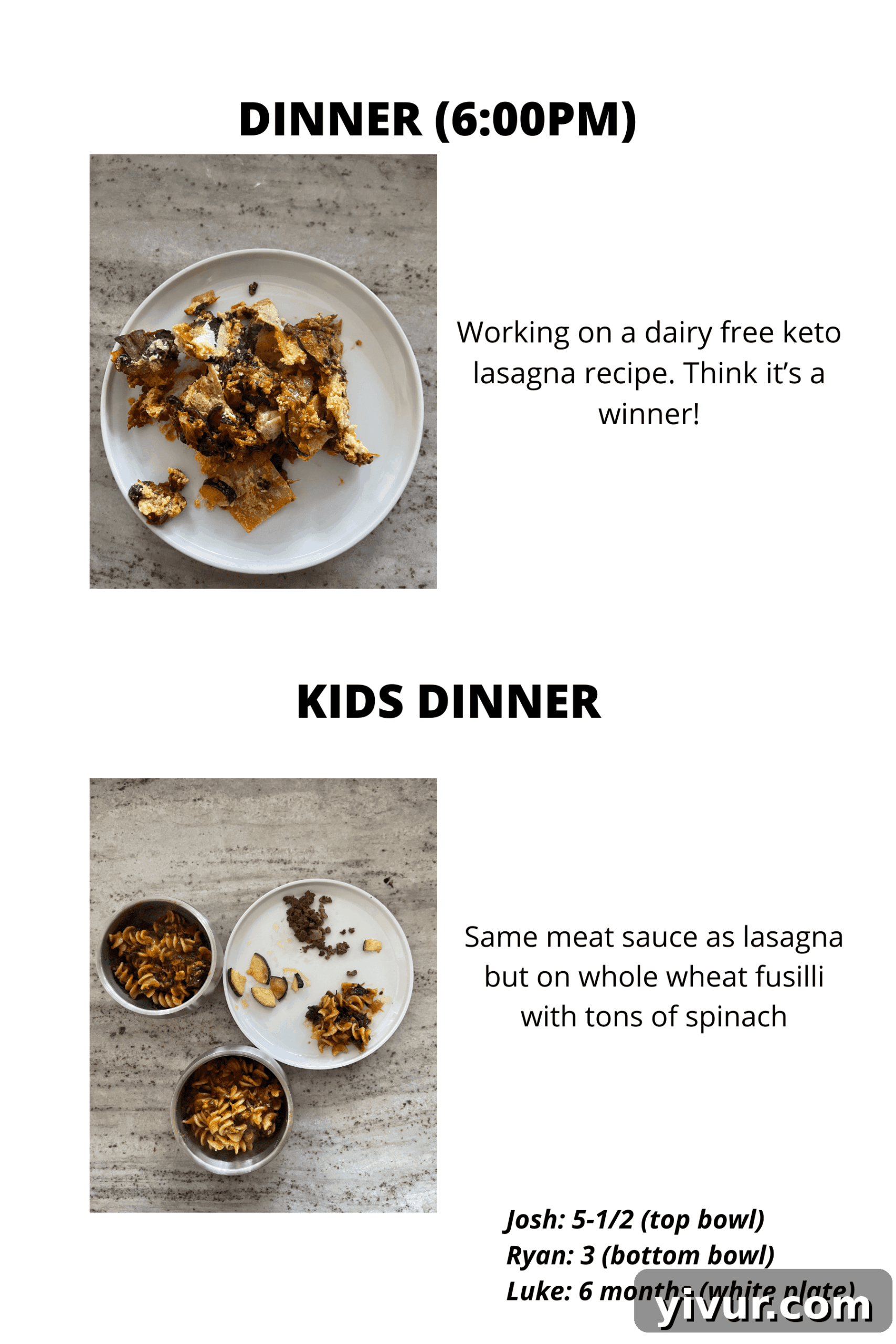 Hearts of palm lasagna with keto marinara sauce